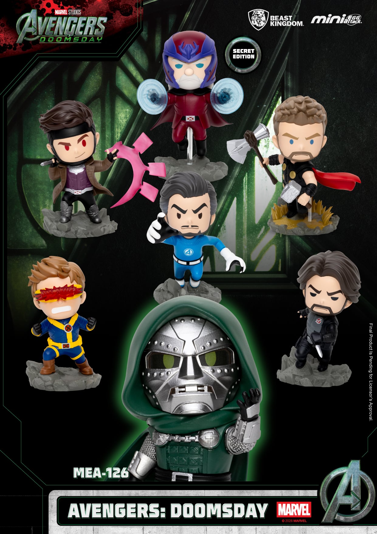 Avengers: Doomsday Mini Egg Attack MEA-126 Box of 6 Random Figures Gallery Image 3