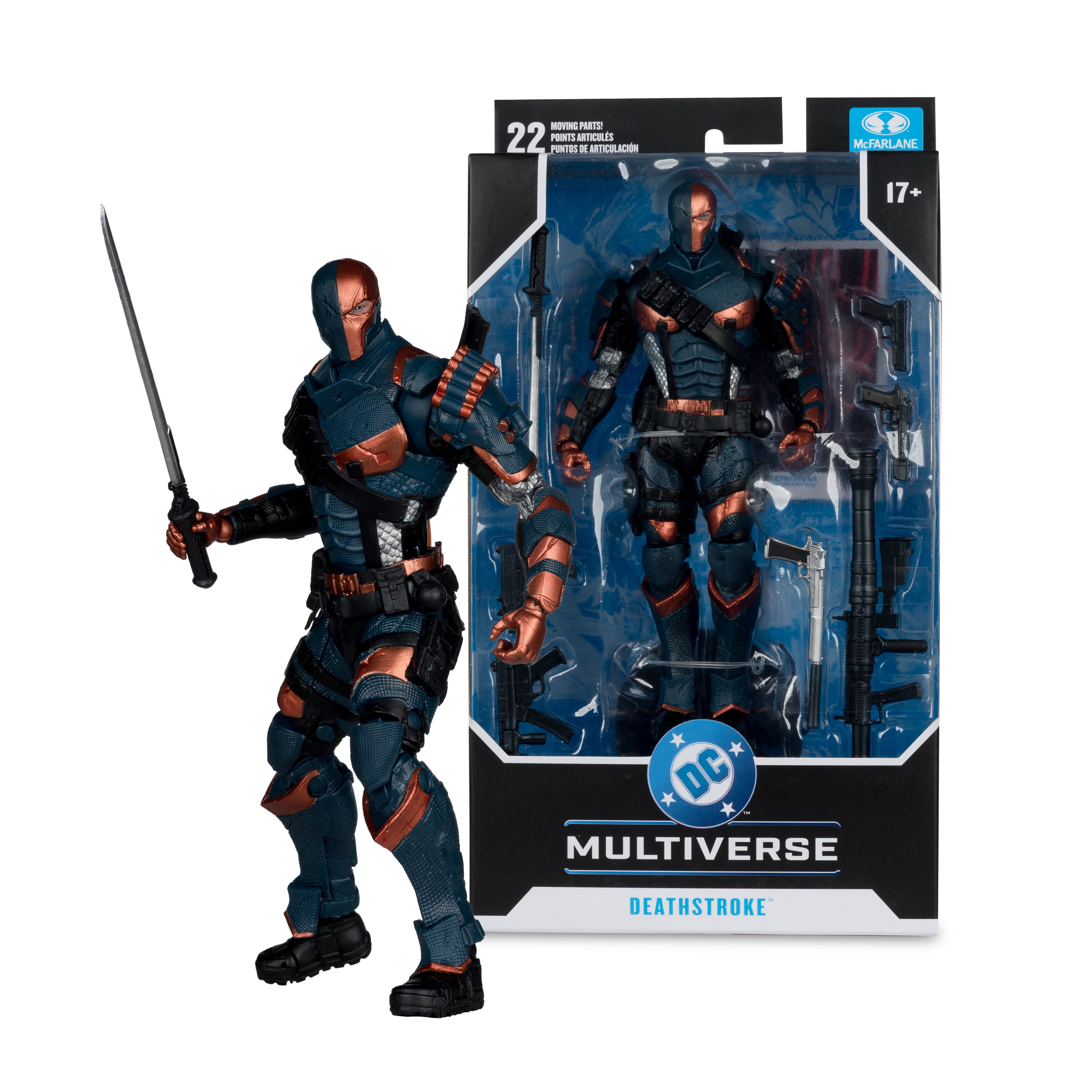 Batman: Arkham Origins DC Multiverse Deathstroke Action Figure Gallery Image 10