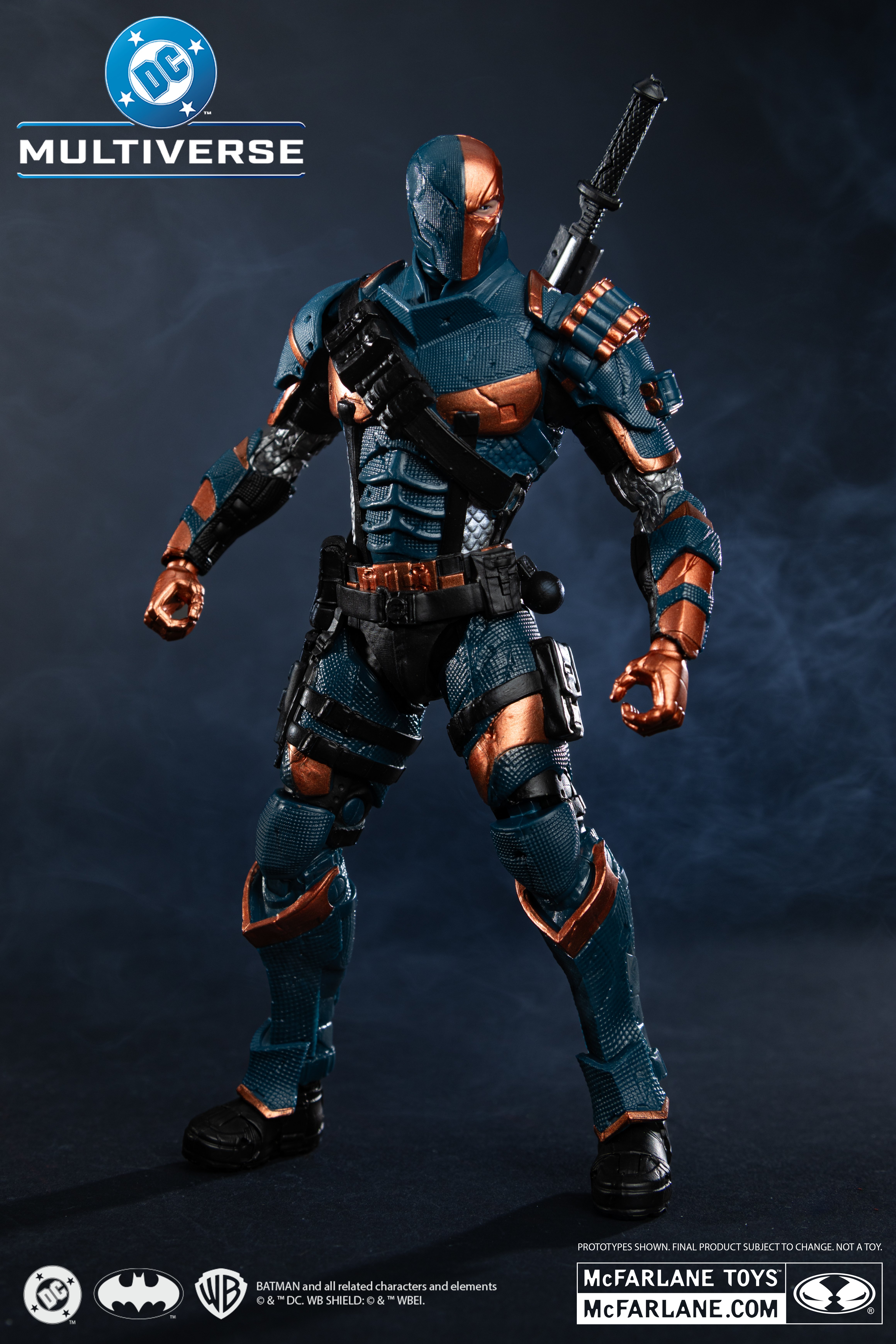Batman: Arkham Origins DC Multiverse Deathstroke Action Figure Gallery Image 4