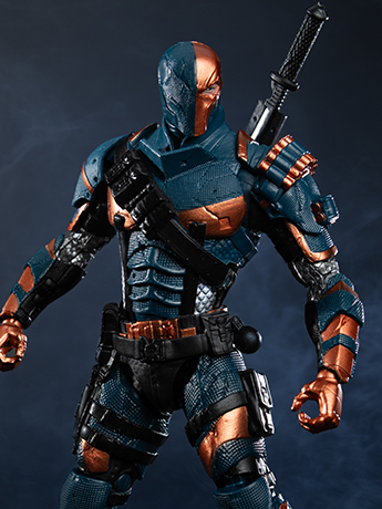 Batman: Arkham Origins DC Multiverse Deathstroke Action Figure Gallery Image 2