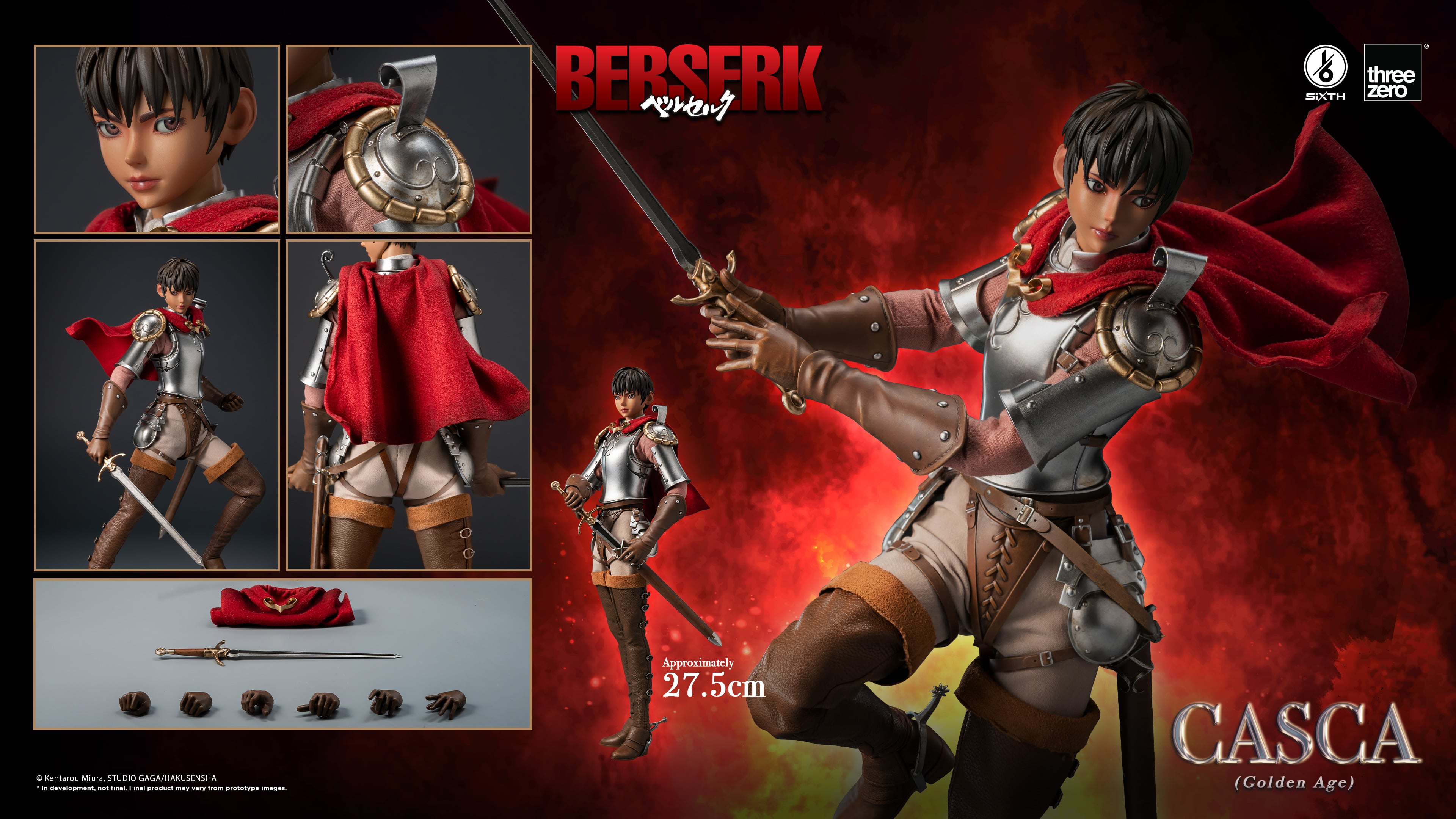 Berserk SiXTH Casca (Golden Age) 1/6 Scale Action Figure Gallery Image 14