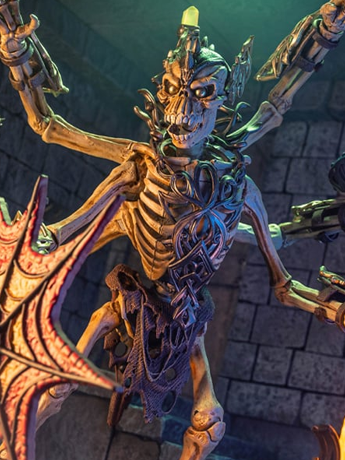 Image of Skeleton Warriors Infinite Legions Aracula Deluxe Action Figure