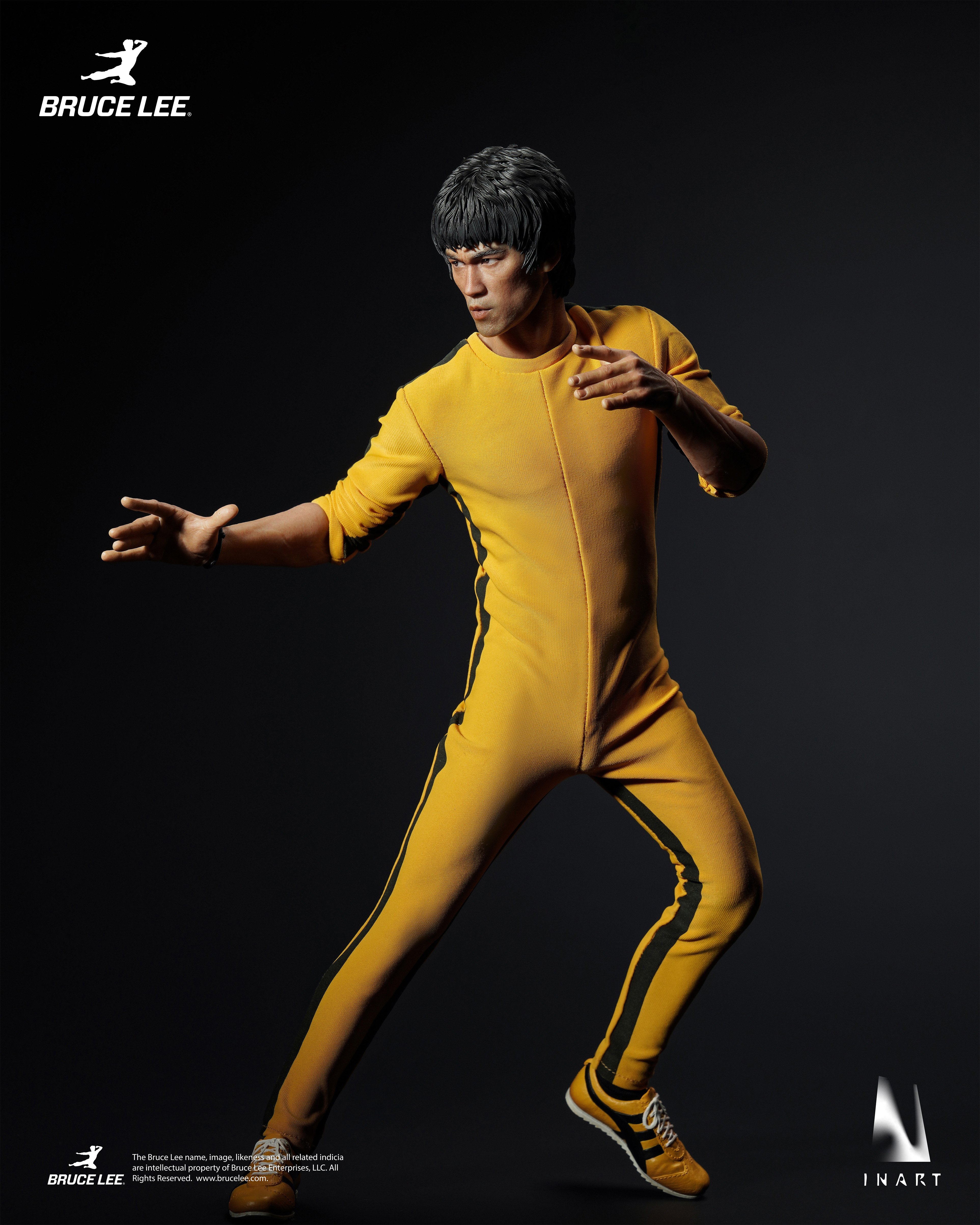 Bruce Lee (Yellow Jumpsuit Ver.) InArt 1/6 Scale Action Figure Gallery Image 6