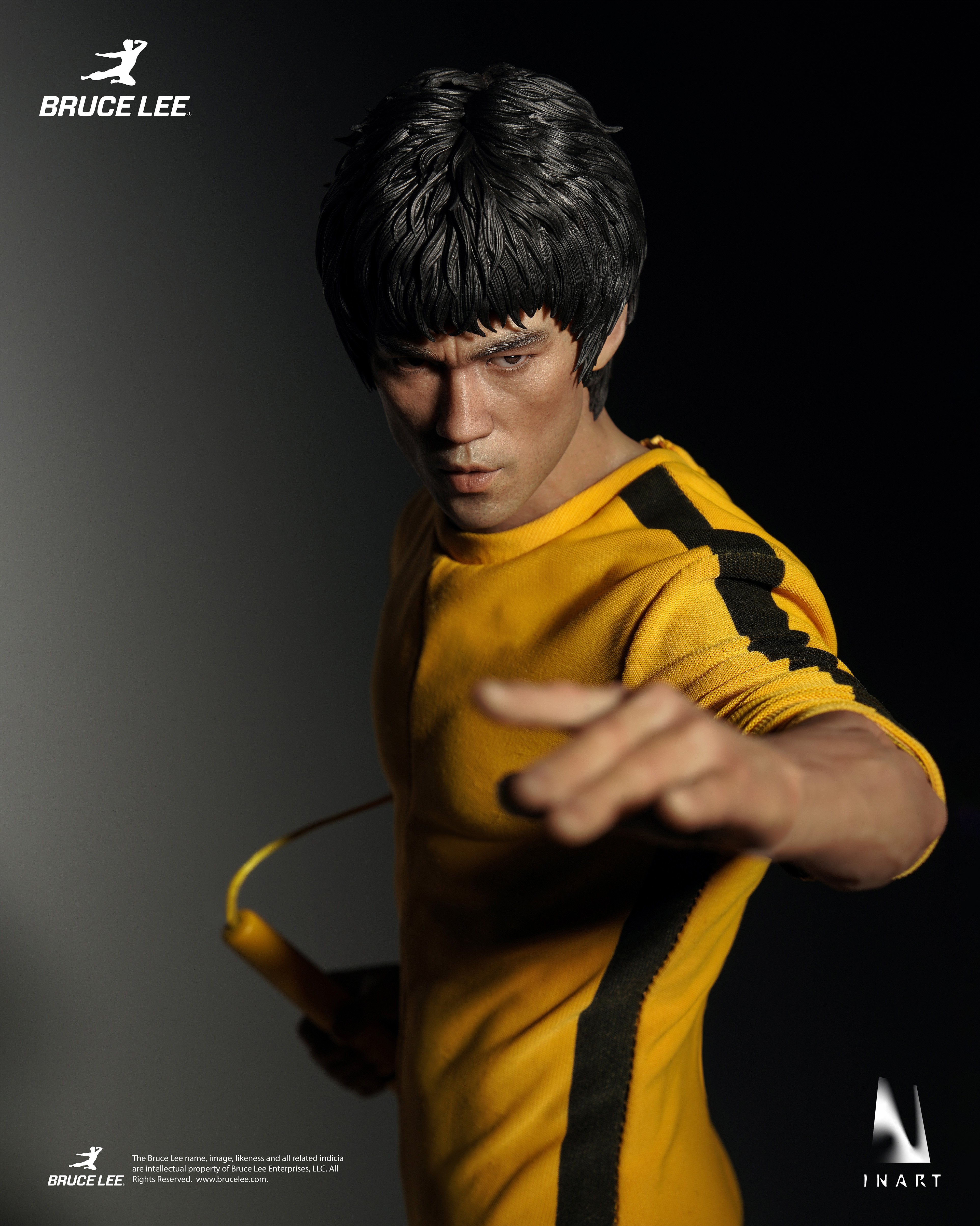 Bruce Lee (Yellow Jumpsuit Ver.) InArt 1/6 Scale Action Figure Gallery Image 12