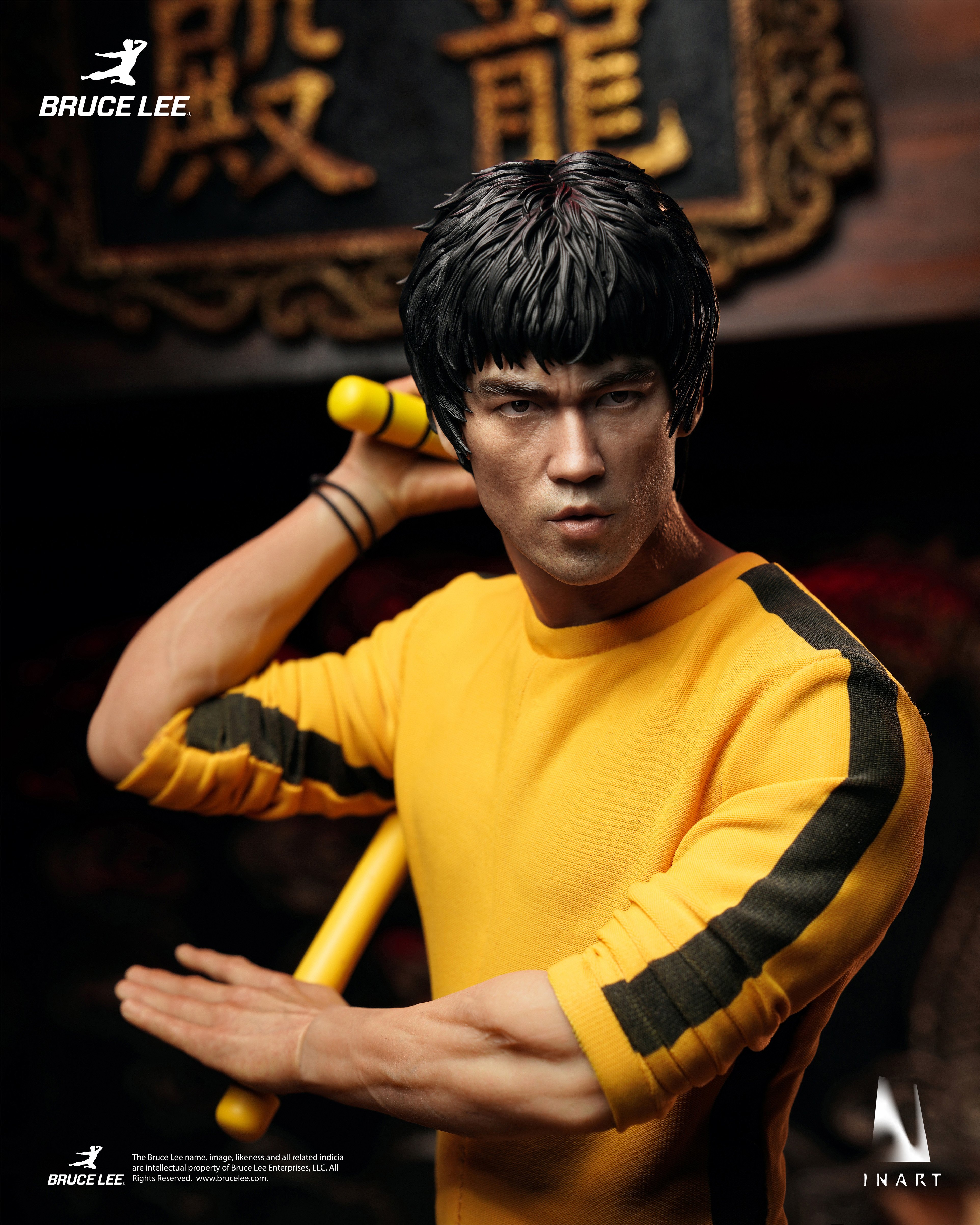 Bruce Lee (Yellow Jumpsuit Ver.) InArt 1/6 Scale Action Figure Gallery Image 22