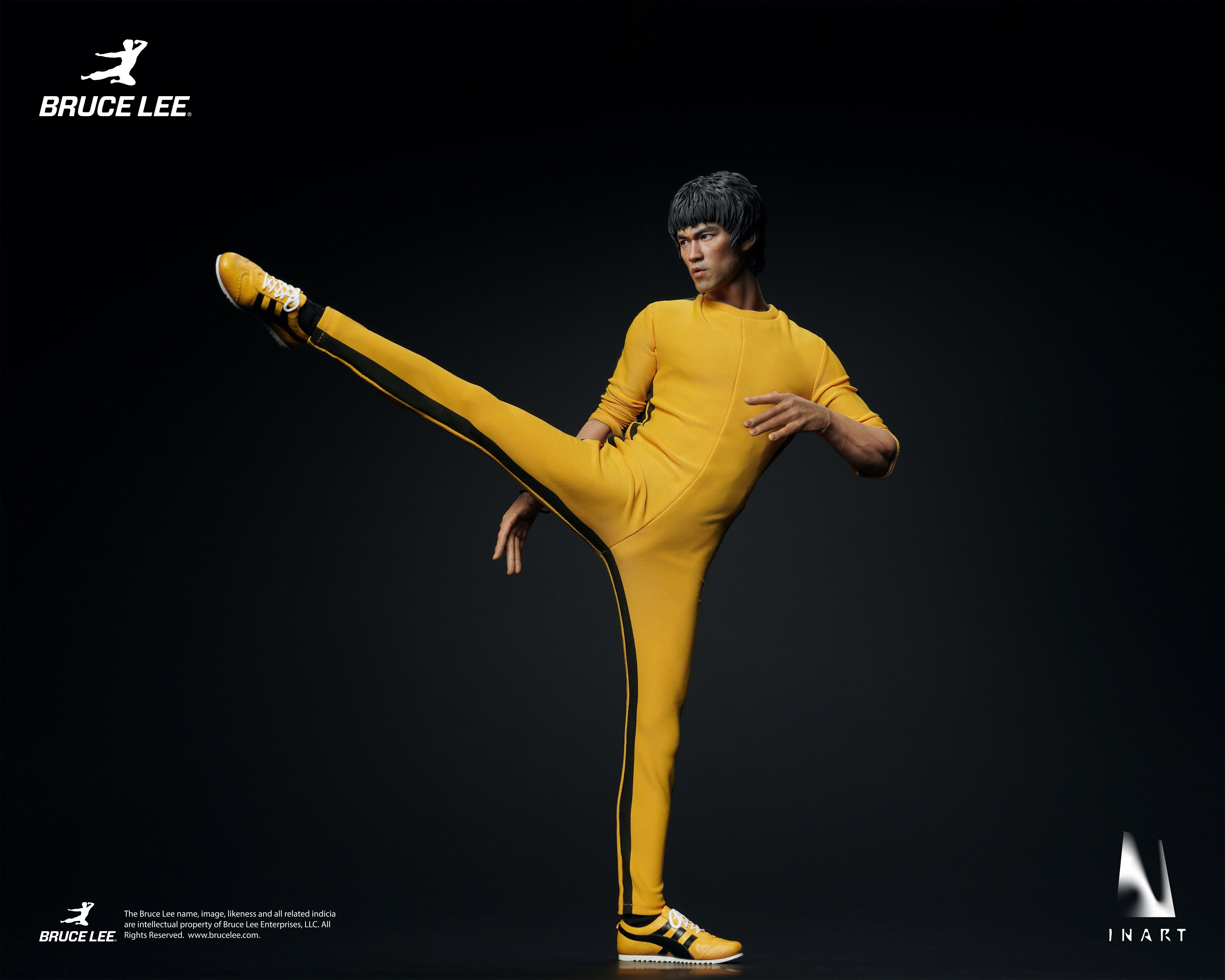 Bruce Lee (Yellow Jumpsuit Ver.) InArt 1/6 Scale Action Figure Gallery Image 17