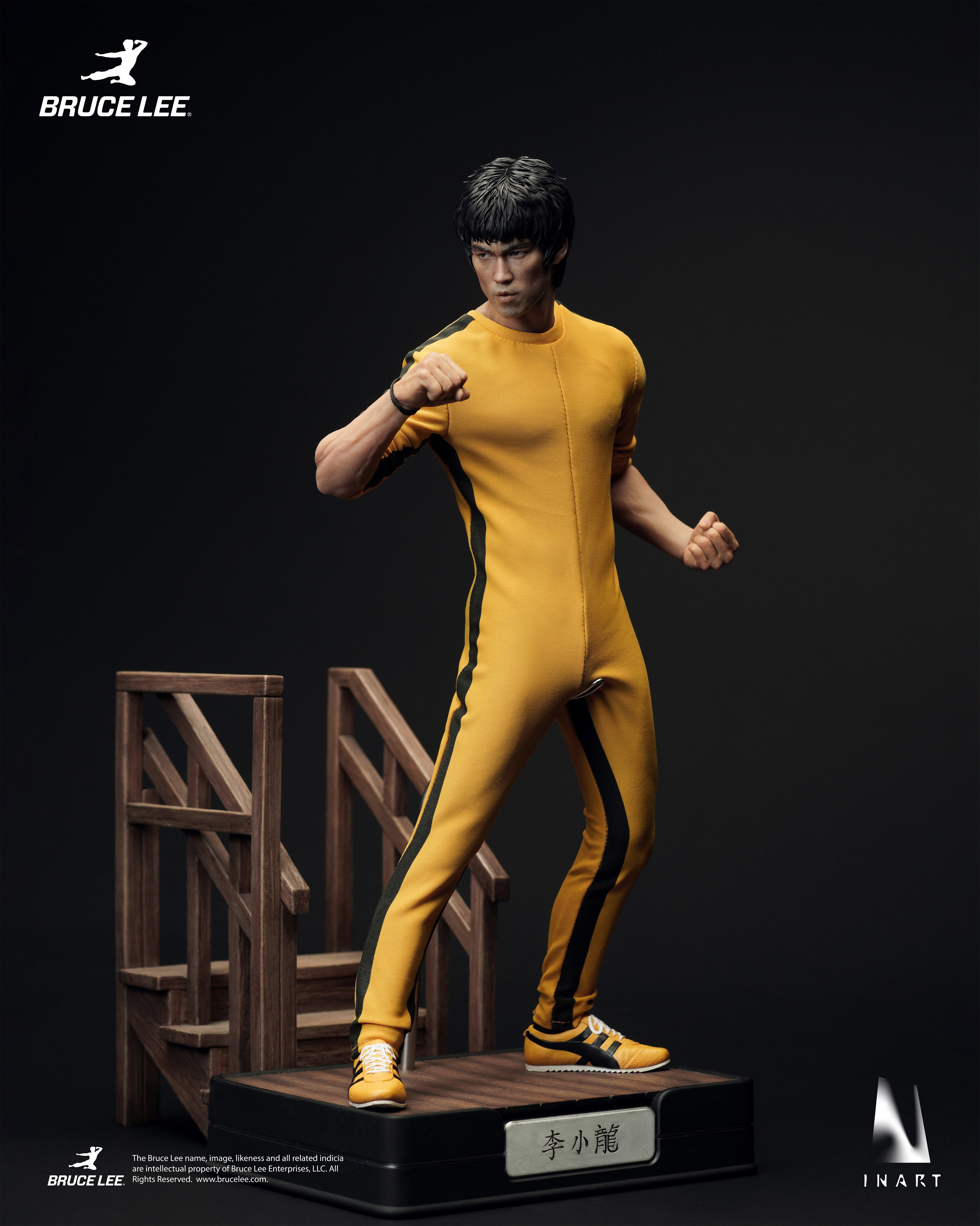 Bruce Lee (Yellow Jumpsuit Ver.) InArt 1/6 Scale Action Figure Gallery Image 8