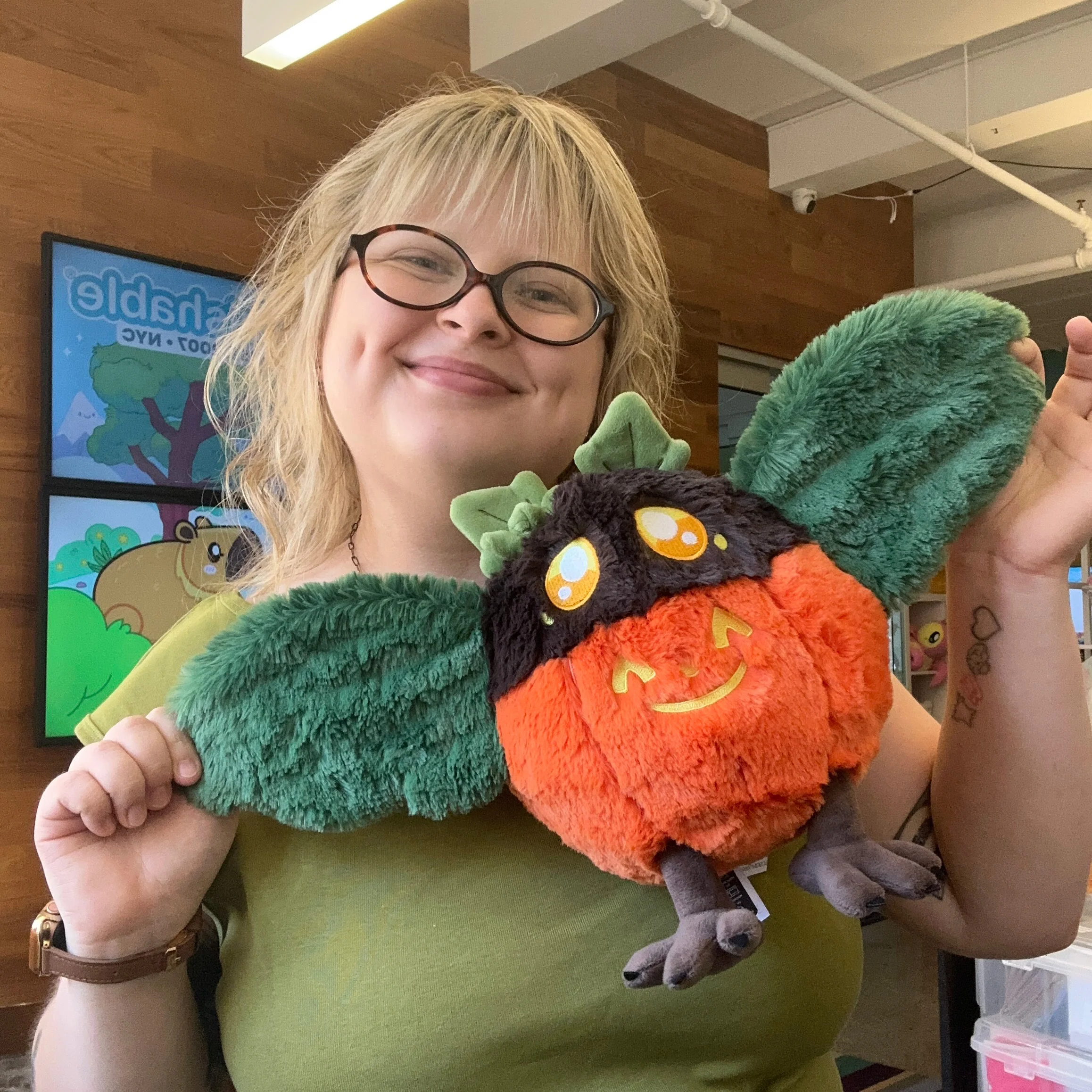 Squishable Mini Jack O' Lantern Mothman Plush Gallery Image 6