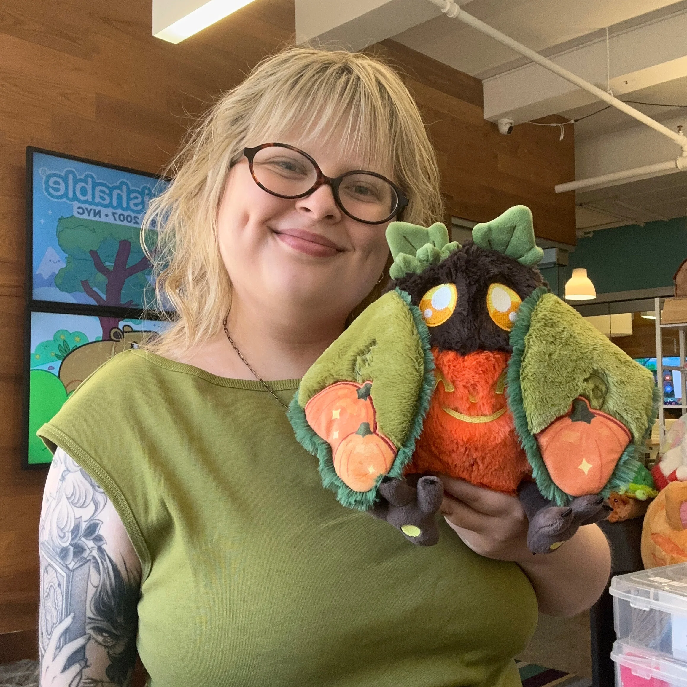 Squishable Mini Jack O' Lantern Mothman Plush Gallery Image 7