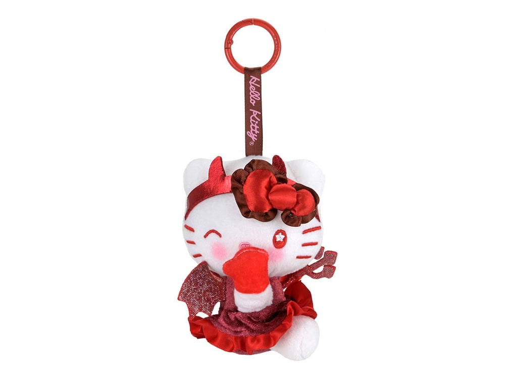 Hello Kitty Devilishly Cute Plush Keychain Gallery Image 1