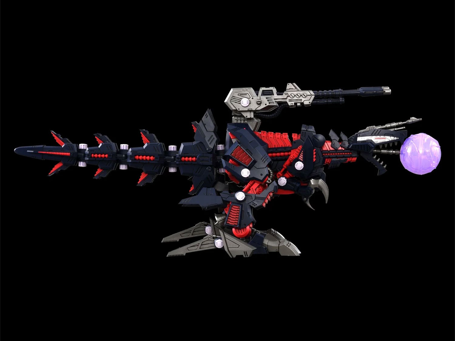 Zoids Realize Model RMZ-011 Geno Saurer (Raven Special Ver.) 1/100 Scale Model Kit (Reissue) Gallery Image 9