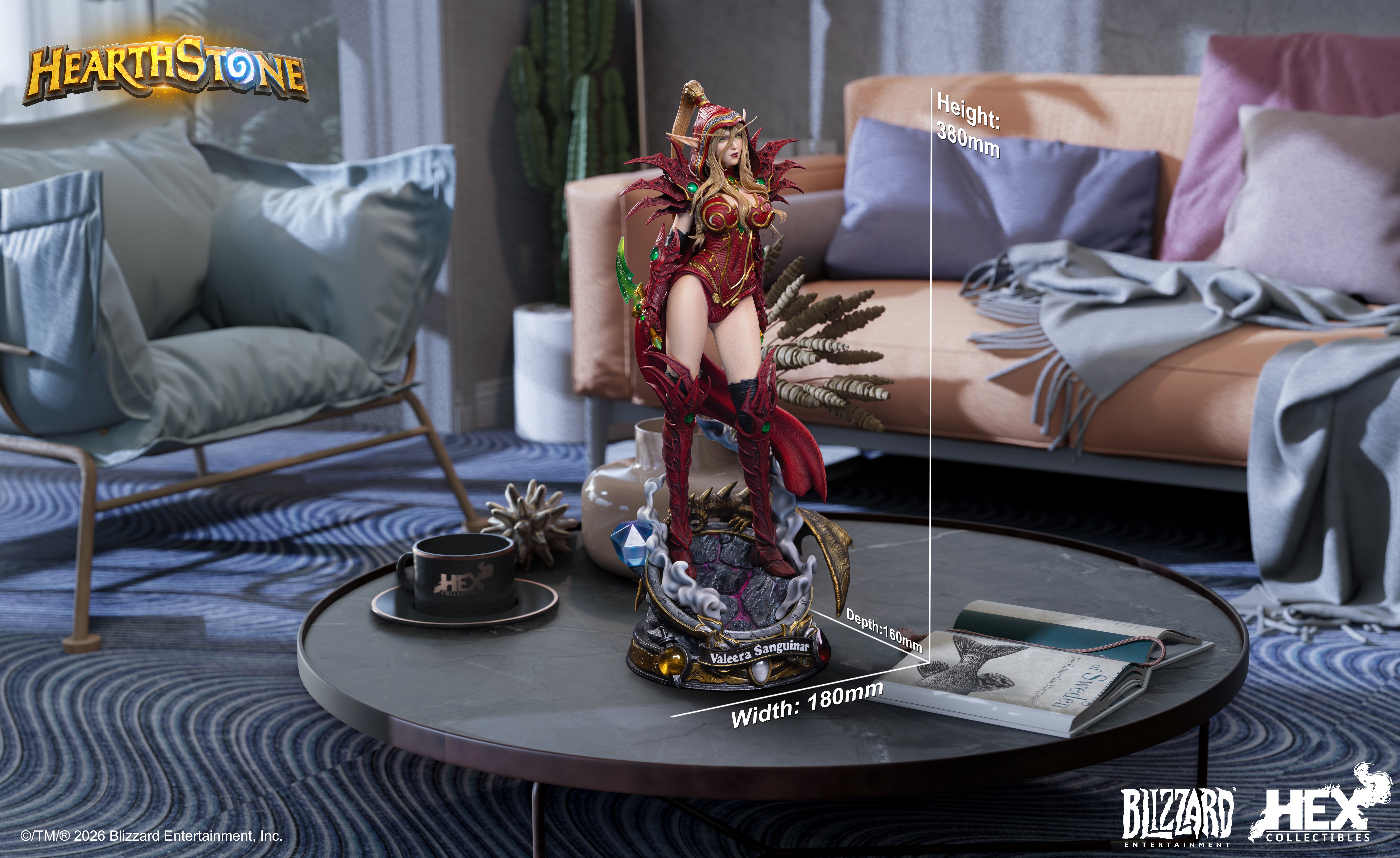 Hearthstone Valeera Sanguinar 1/6 Scale Statue (With Bonus) Gallery Image 23