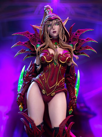 Image of Hearthstone Valeera Sanguinar 1/6 Scale Statue (With Bonus)