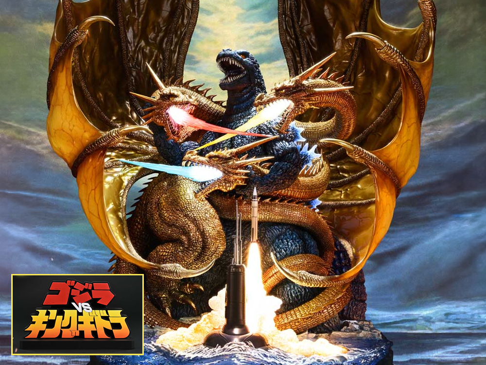 Godzilla Legacy Art "Noriyoshi Ohrai" Heisei Godzilla Series Godzilla vs. King Ghidorah (Bonus Ver.) Limited Edition Statue Gallery Image 1