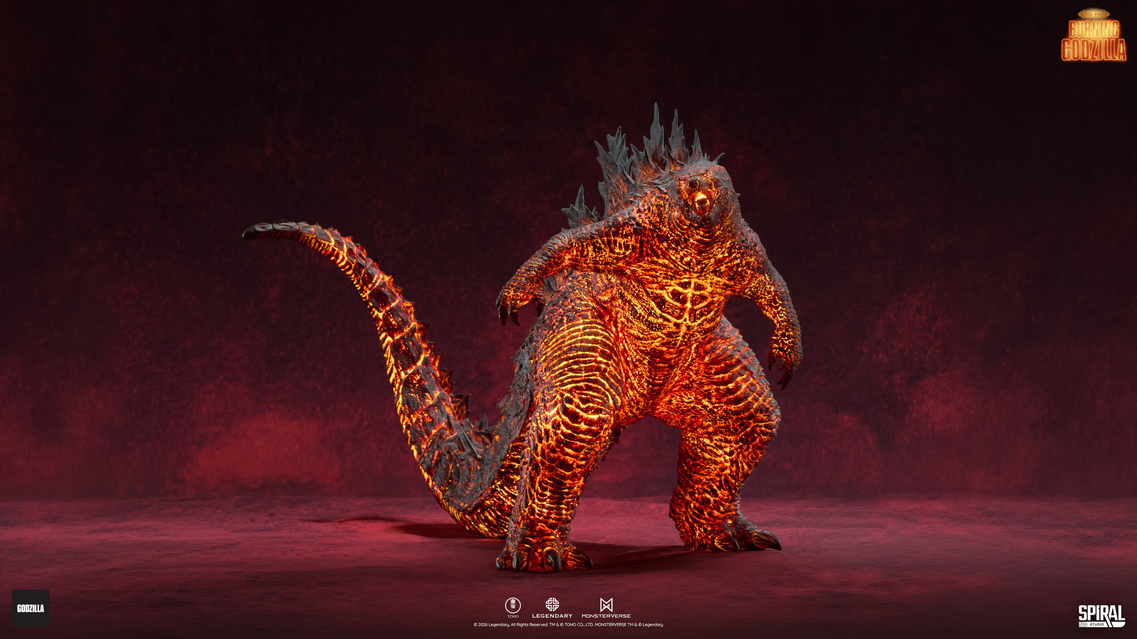 Godzilla: King of the Monsters (2019) Hall of Fame Series Burning Godzilla Limited Edition Figurine Gallery Image 12
