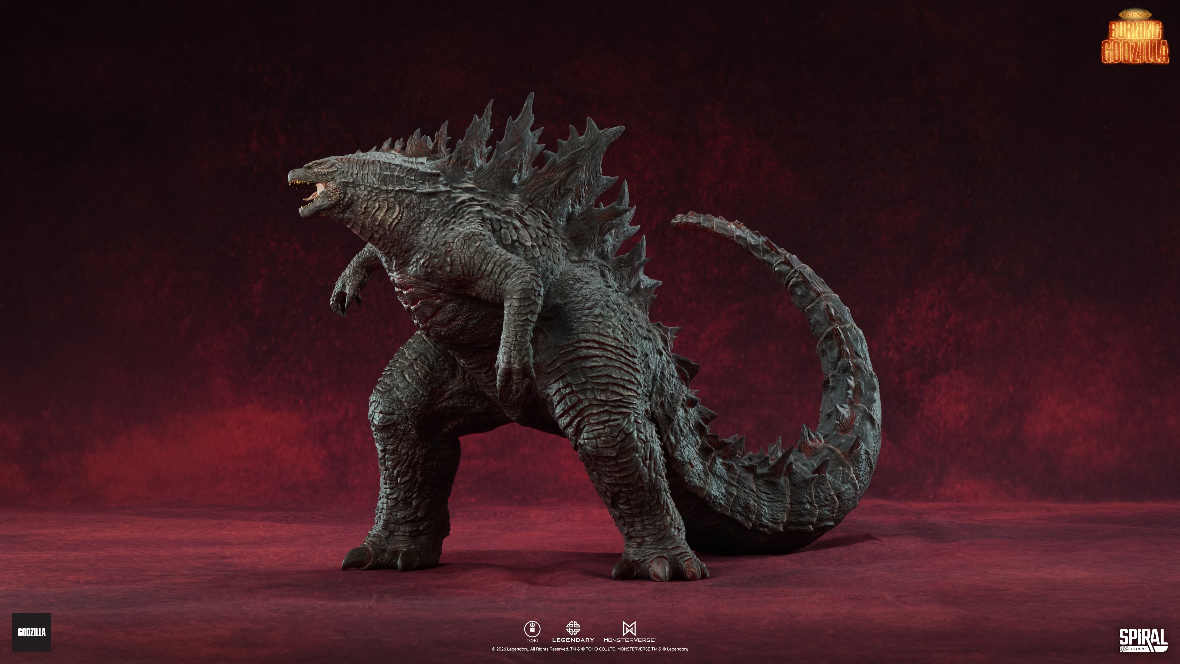 Godzilla: King of the Monsters (2019) Hall of Fame Series Burning Godzilla Limited Edition Figurine Gallery Image 5
