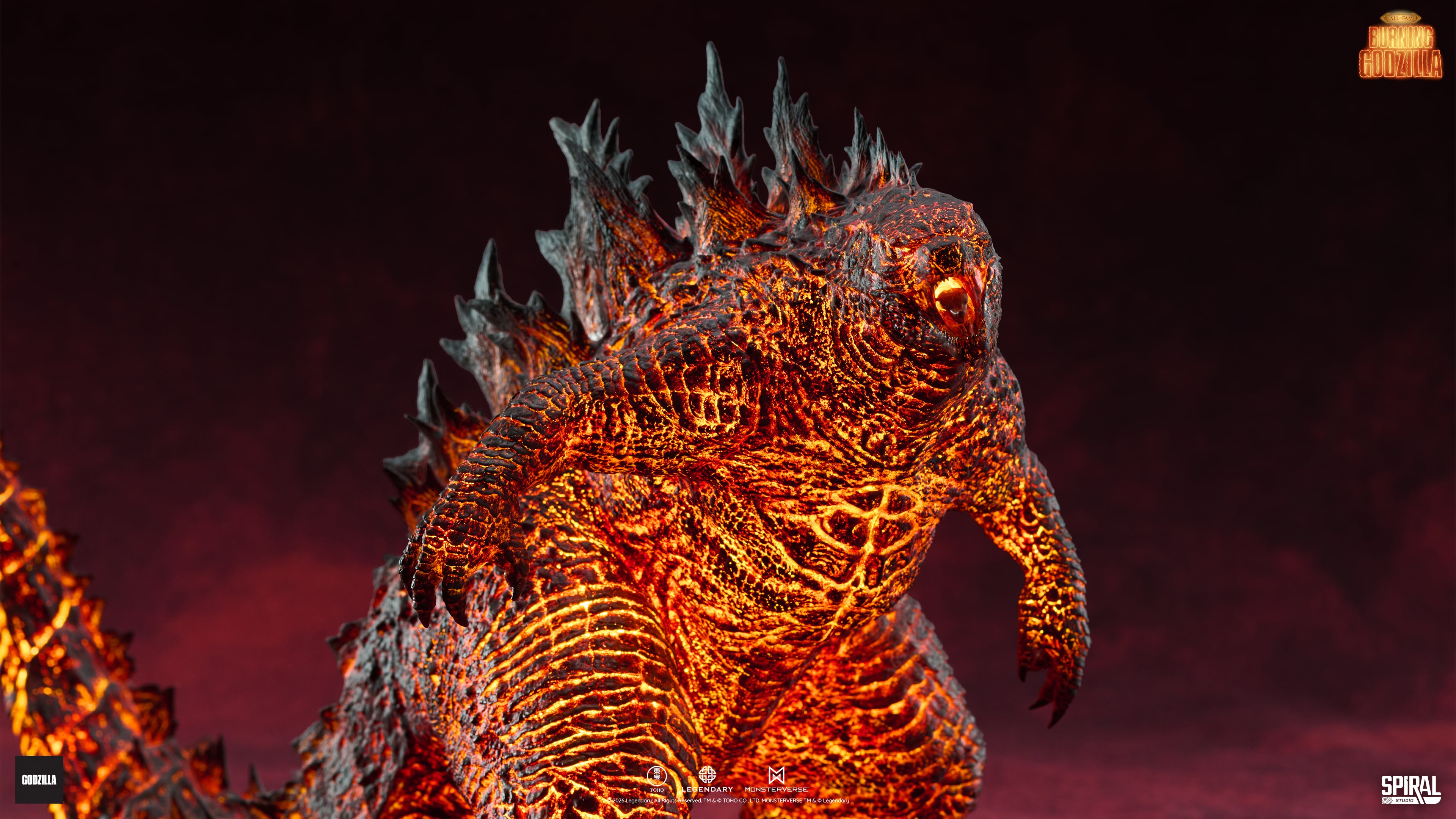 Godzilla: King of the Monsters (2019) Hall of Fame Series Burning Godzilla Limited Edition Figurine Gallery Image 25