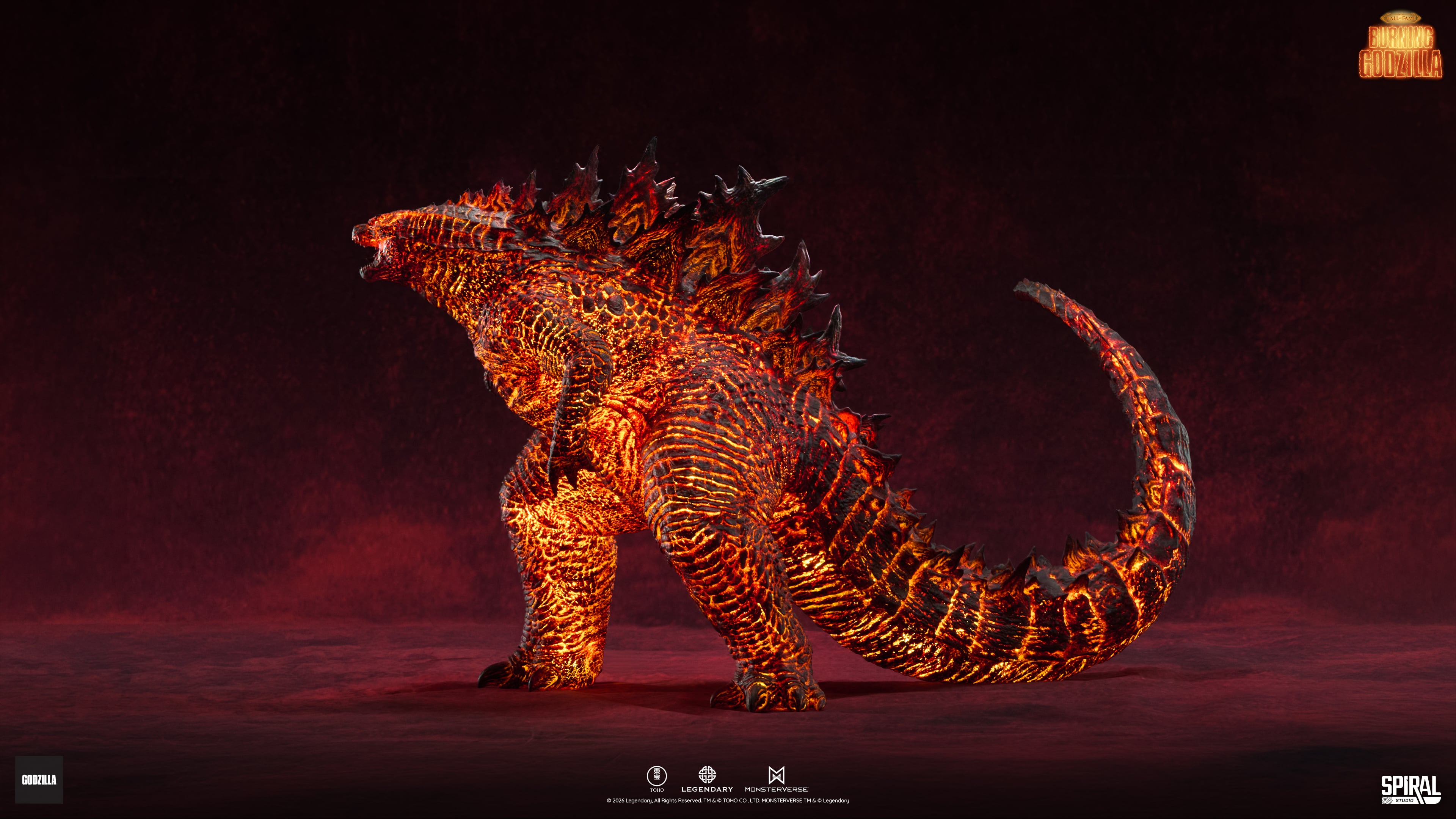 Godzilla: King of the Monsters (2019) Hall of Fame Series Burning Godzilla Limited Edition Figurine Gallery Image 14