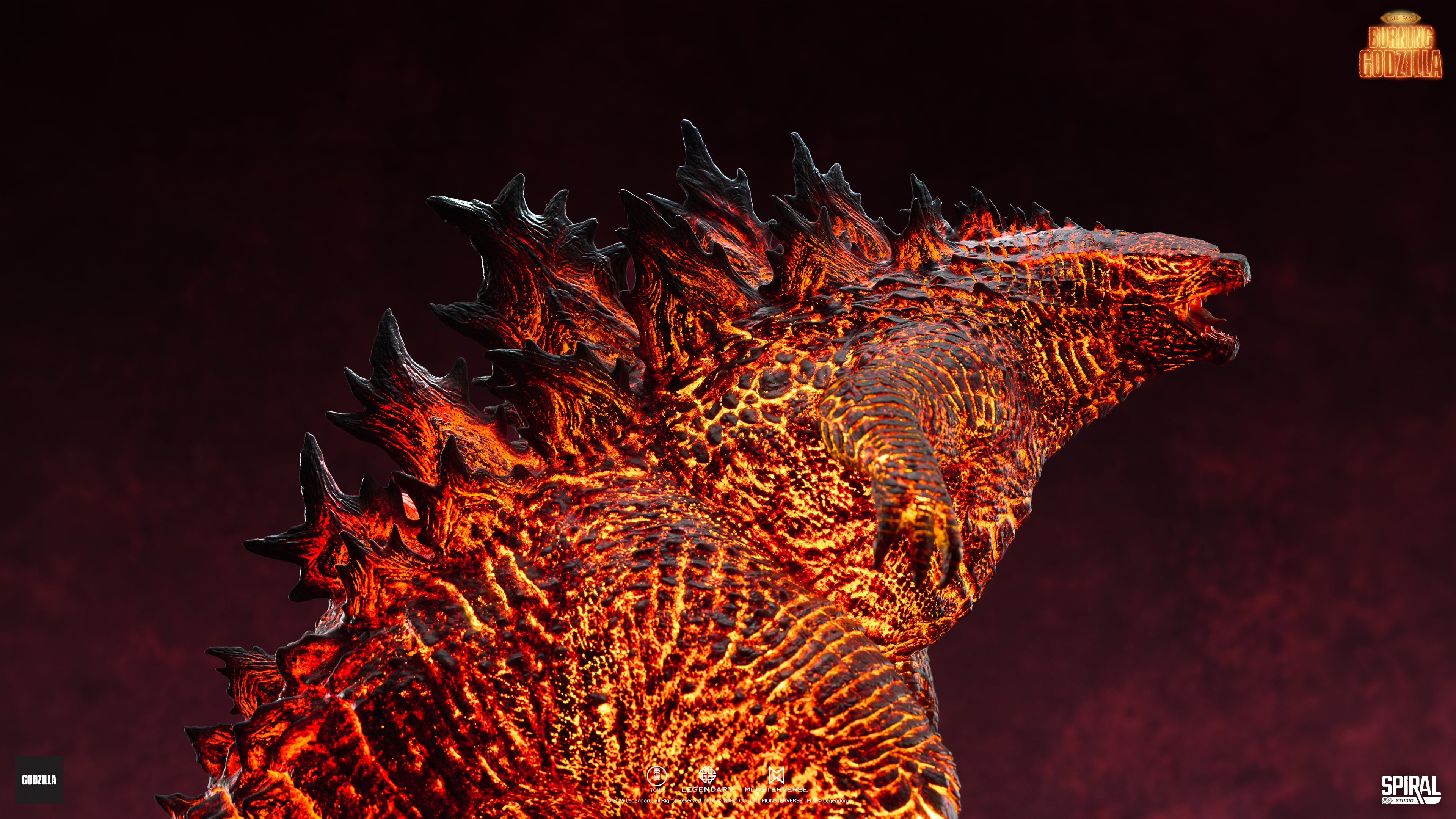 Godzilla: King of the Monsters (2019) Hall of Fame Series Burning Godzilla Limited Edition Figurine Gallery Image 22