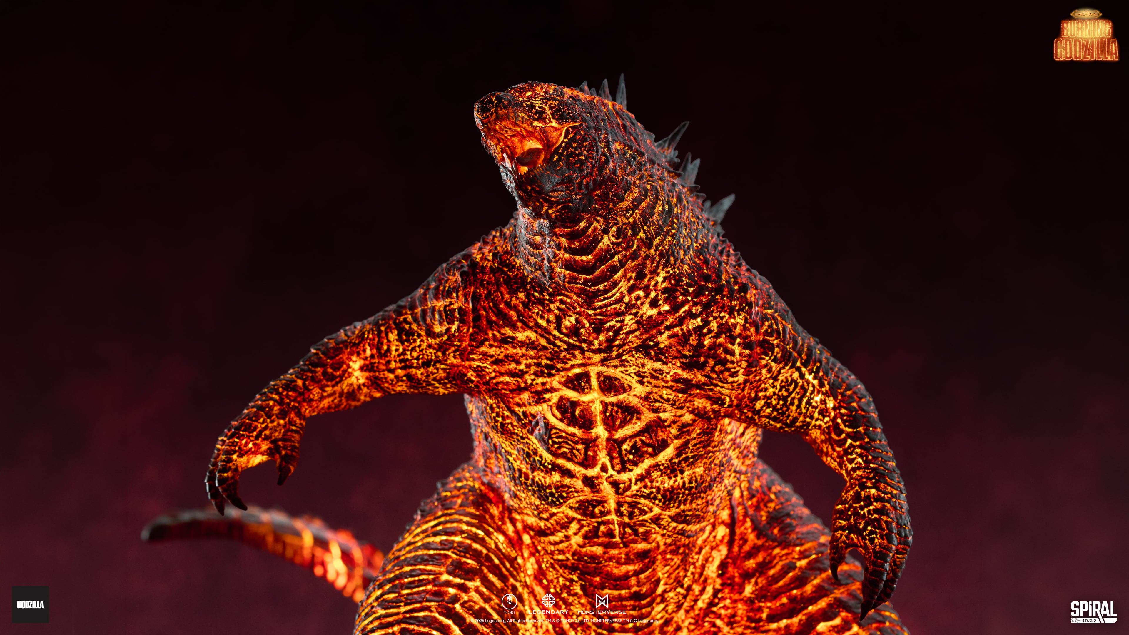 Godzilla: King of the Monsters (2019) Hall of Fame Series Burning Godzilla Limited Edition Figurine Gallery Image 23
