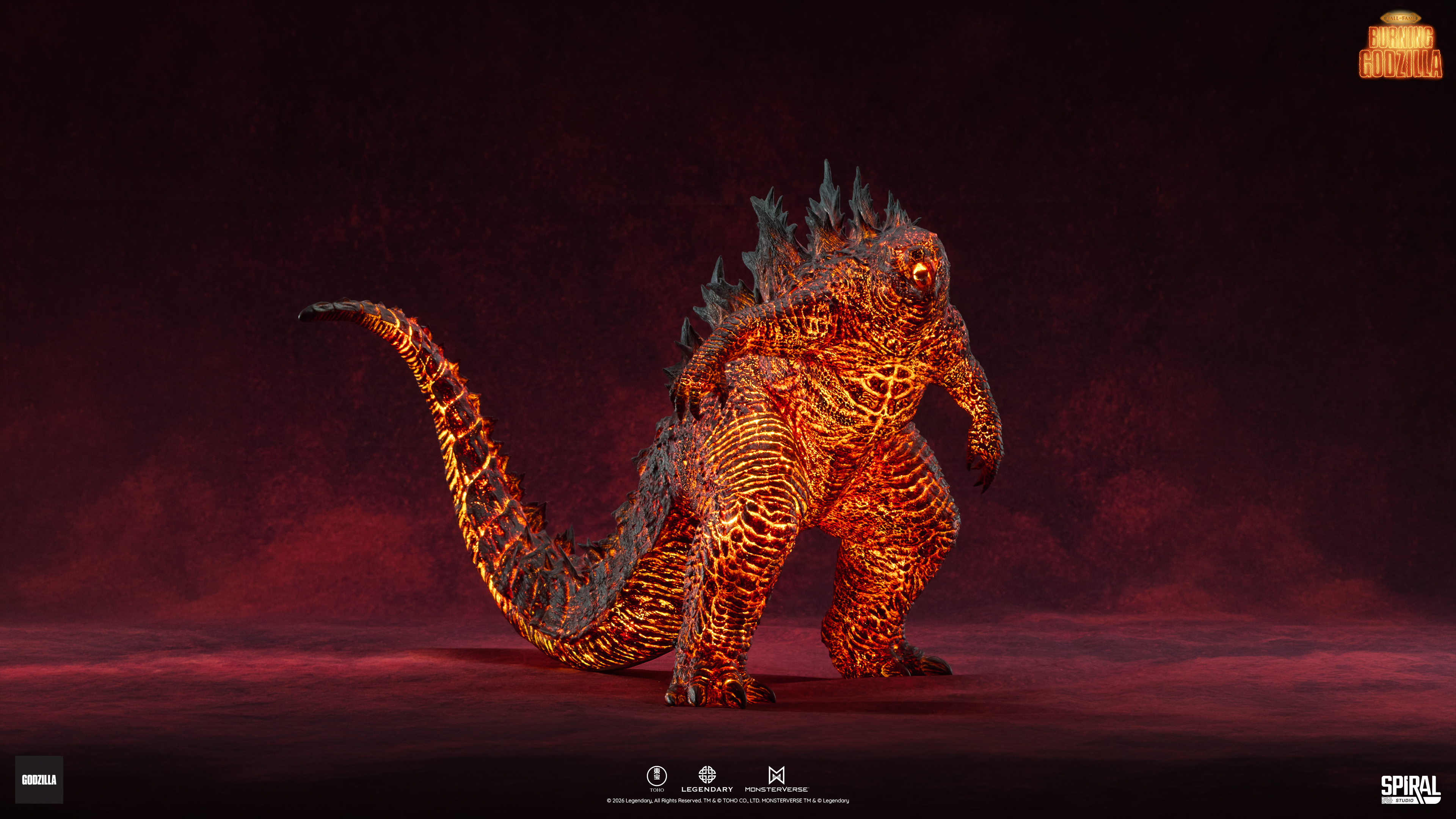 Godzilla: King of the Monsters (2019) Hall of Fame Series Burning Godzilla Limited Edition Figurine Gallery Image 16