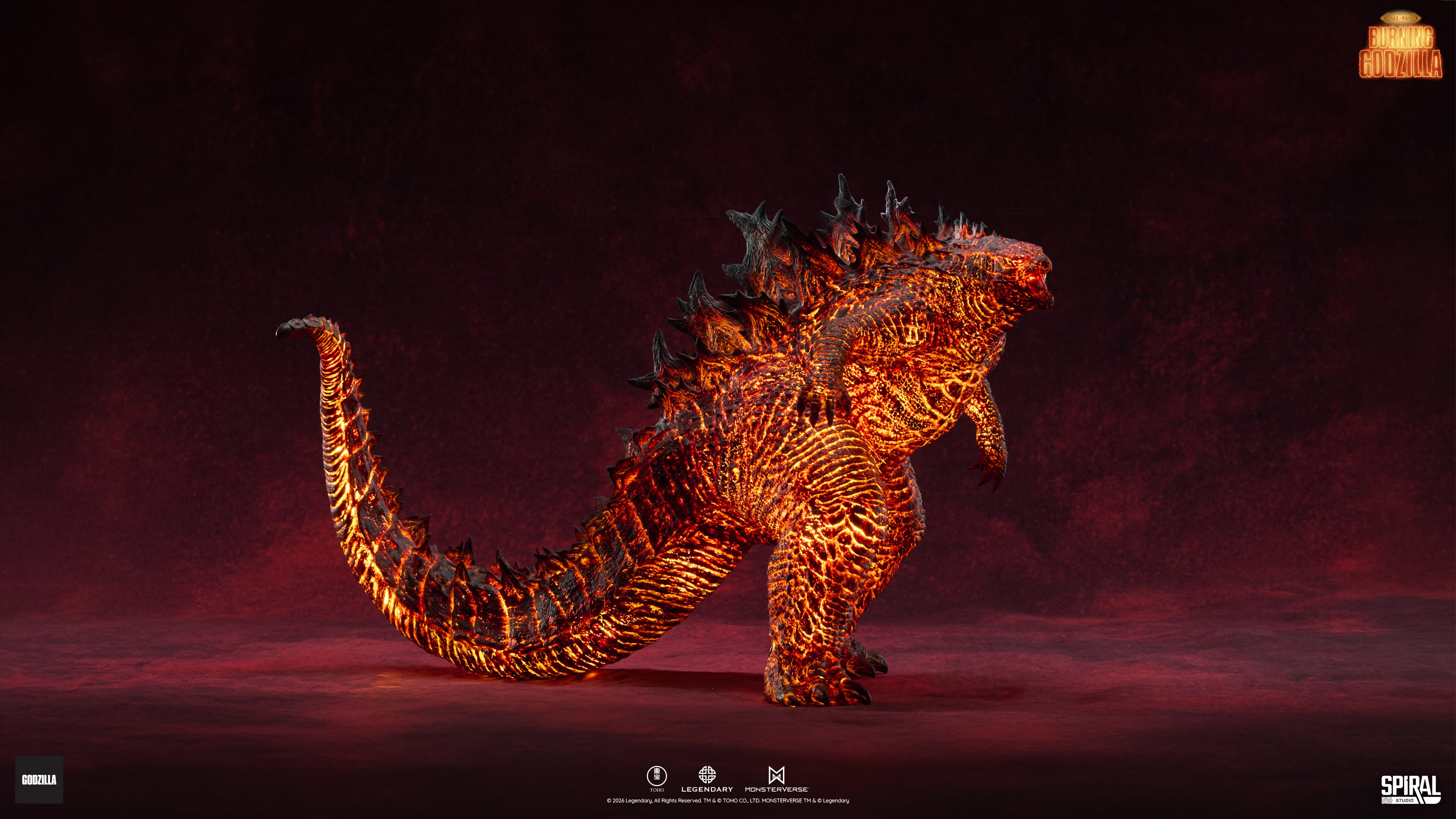 Godzilla: King of the Monsters (2019) Hall of Fame Series Burning Godzilla Limited Edition Figurine Gallery Image 17