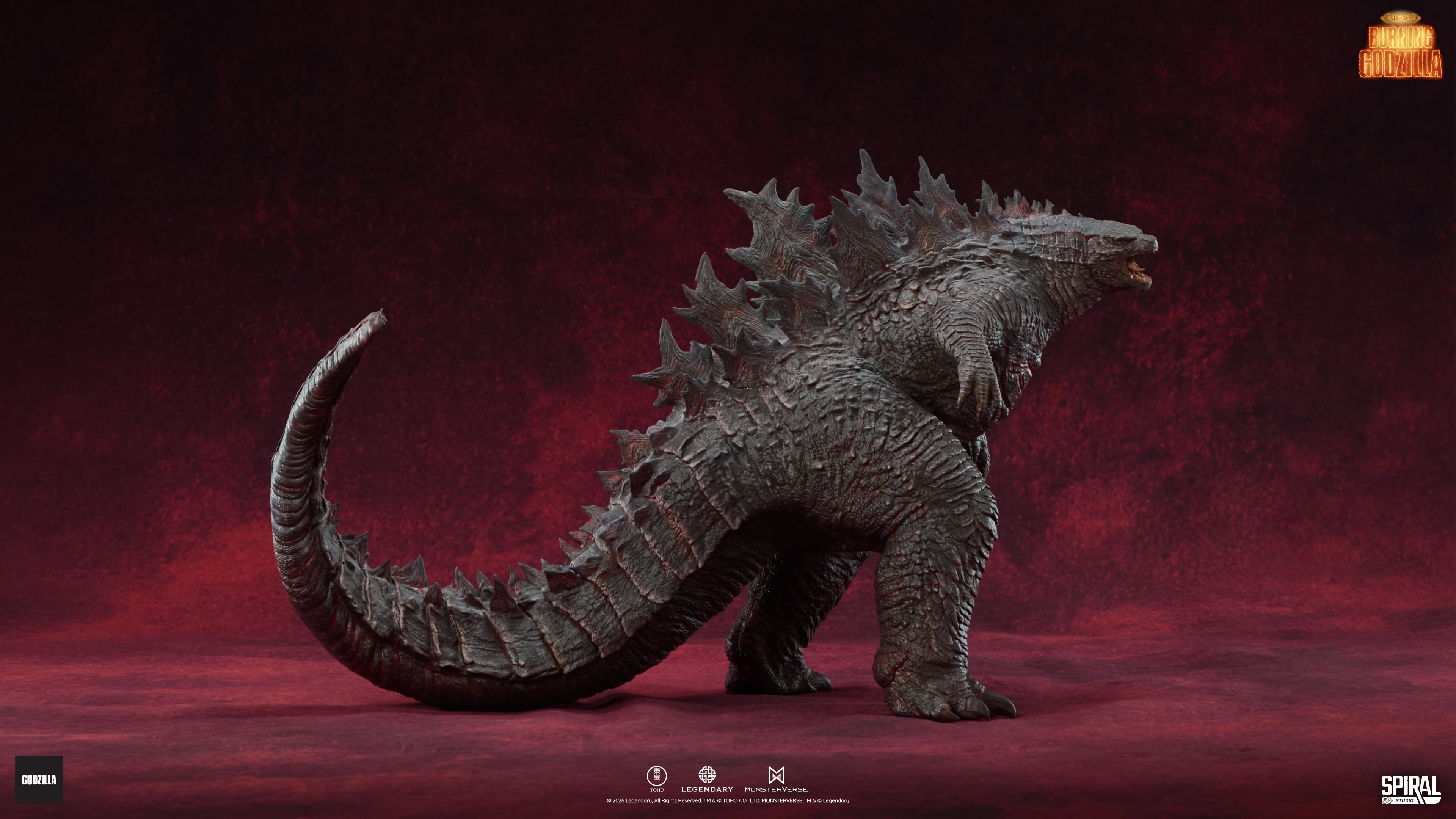 Godzilla: King of the Monsters (2019) Hall of Fame Series Burning Godzilla Limited Edition Figurine Gallery Image 8