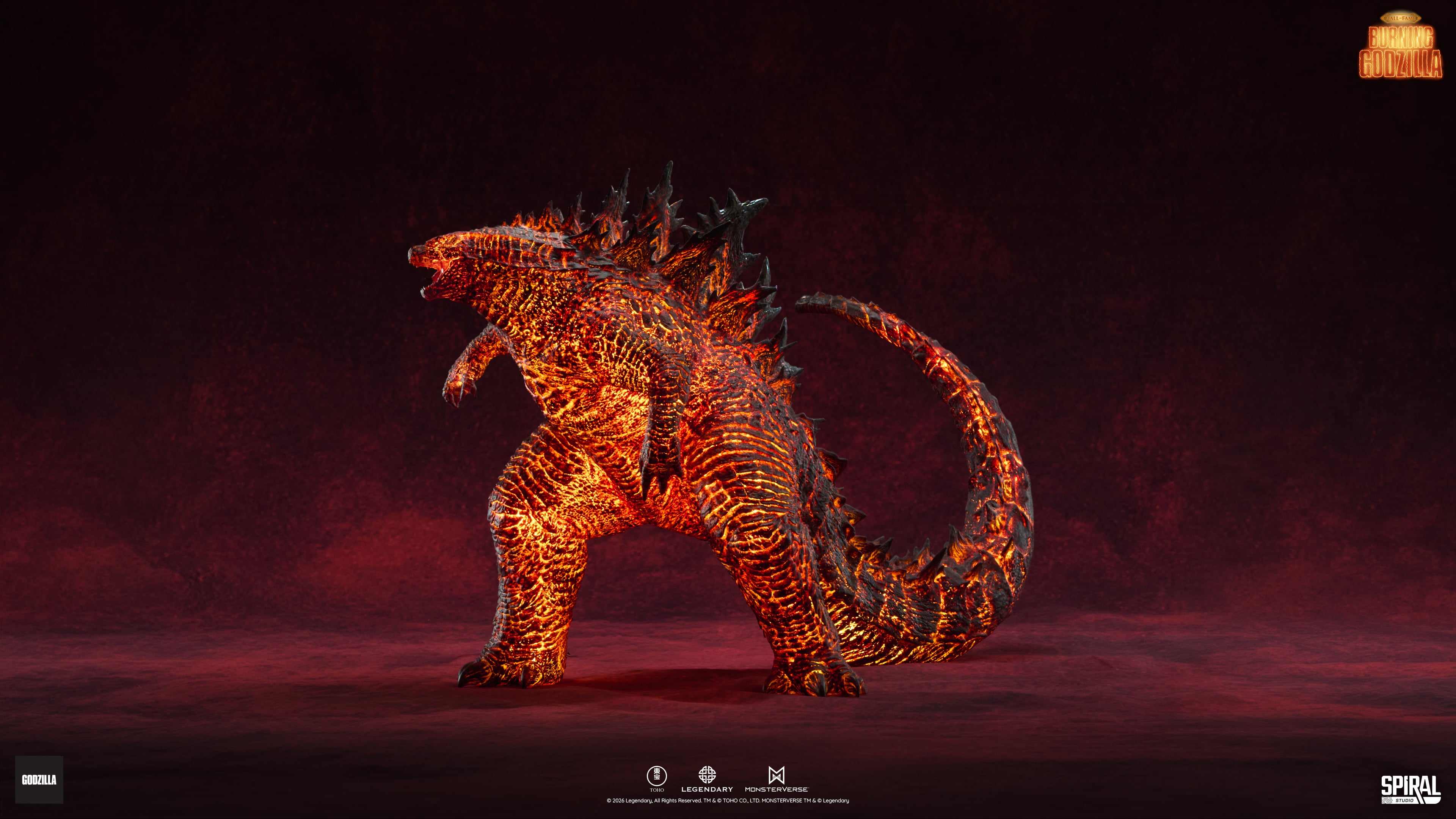 Godzilla: King of the Monsters (2019) Hall of Fame Series Burning Godzilla Limited Edition Figurine Gallery Image 13