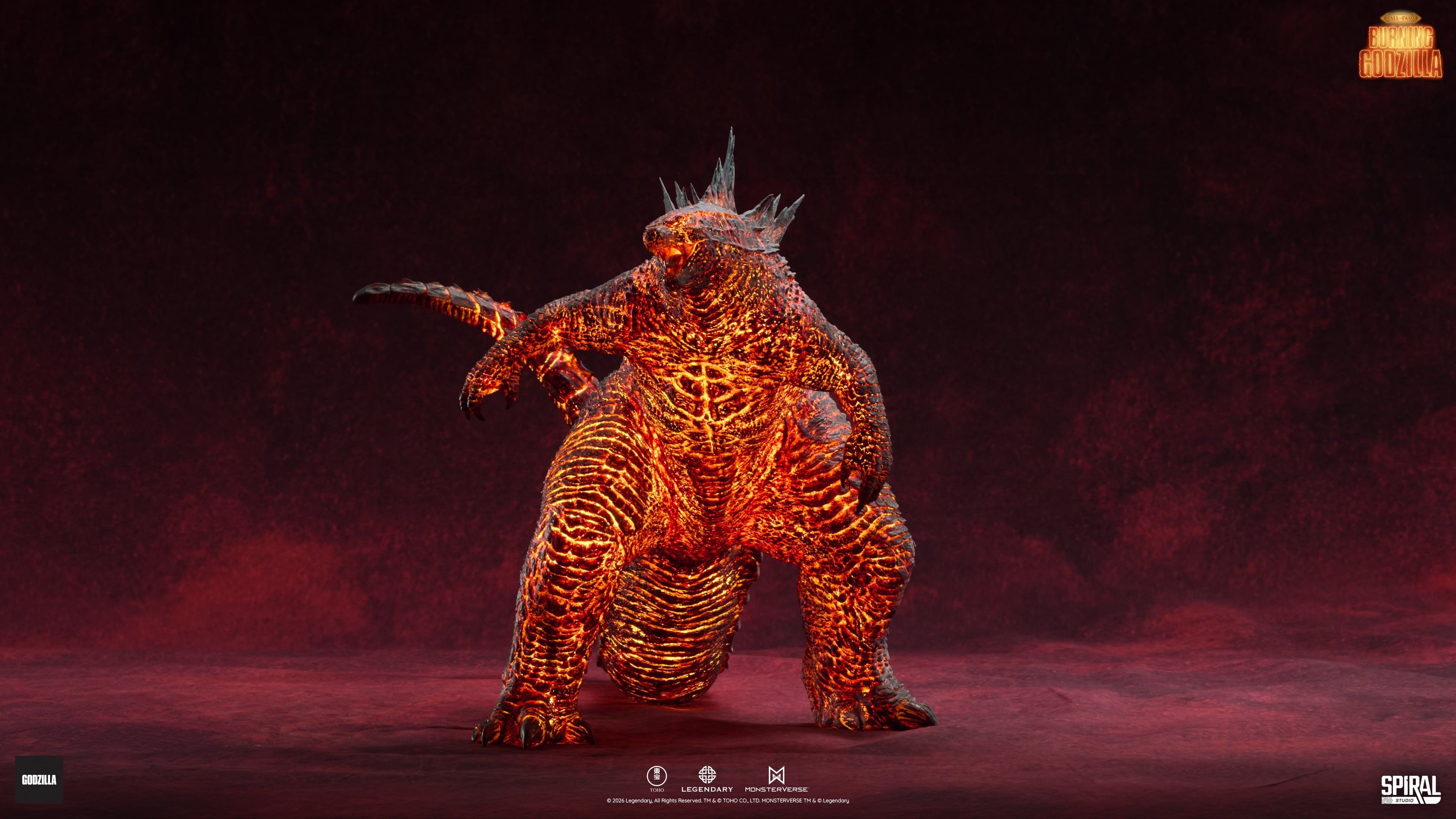 Godzilla: King of the Monsters (2019) Hall of Fame Series Burning Godzilla Limited Edition Figurine Gallery Image 11