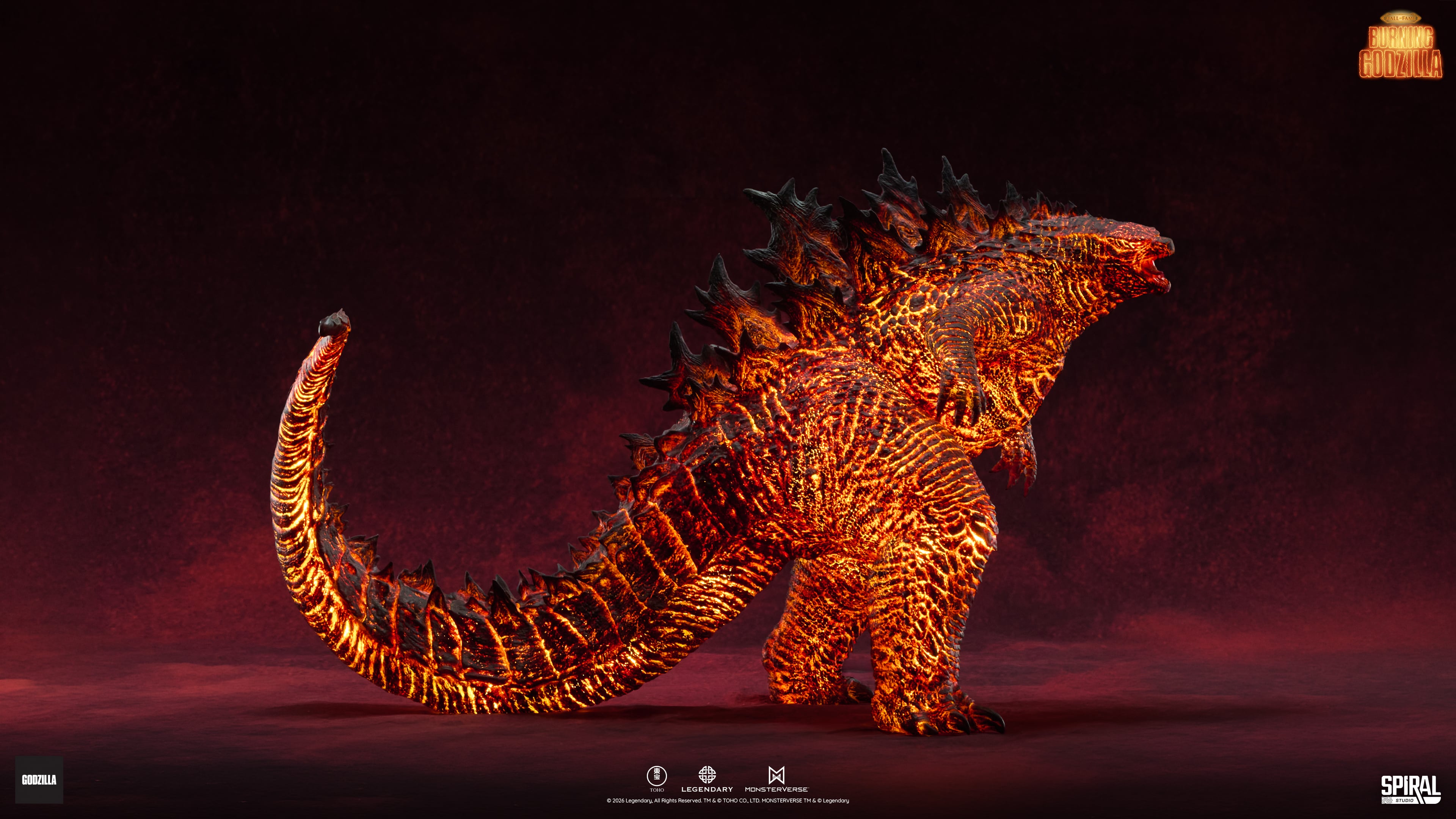 Godzilla: King of the Monsters (2019) Hall of Fame Series Burning Godzilla Limited Edition Figurine Gallery Image 15