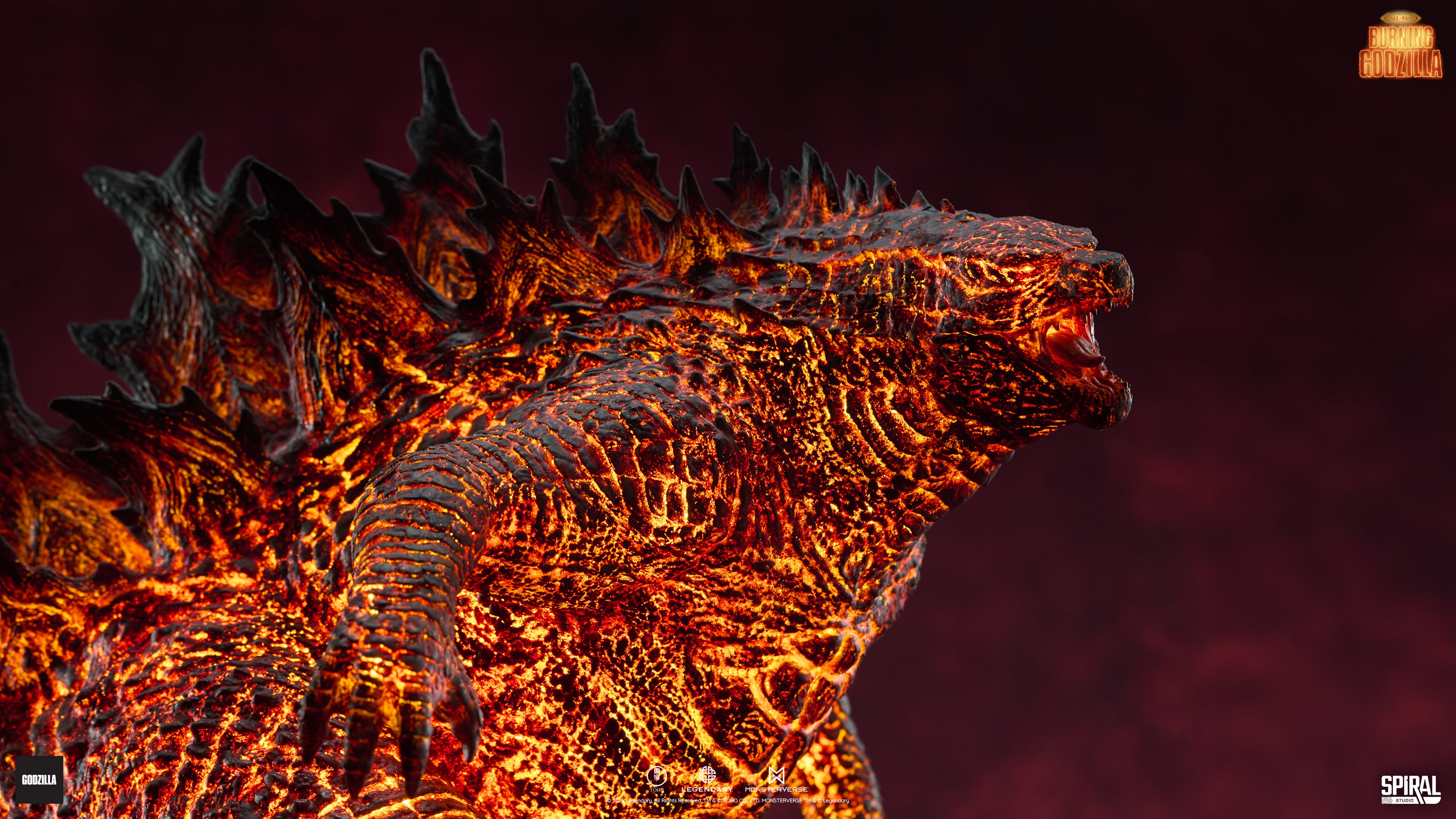 Godzilla: King of the Monsters (2019) Hall of Fame Series Burning Godzilla Limited Edition Figurine Gallery Image 19