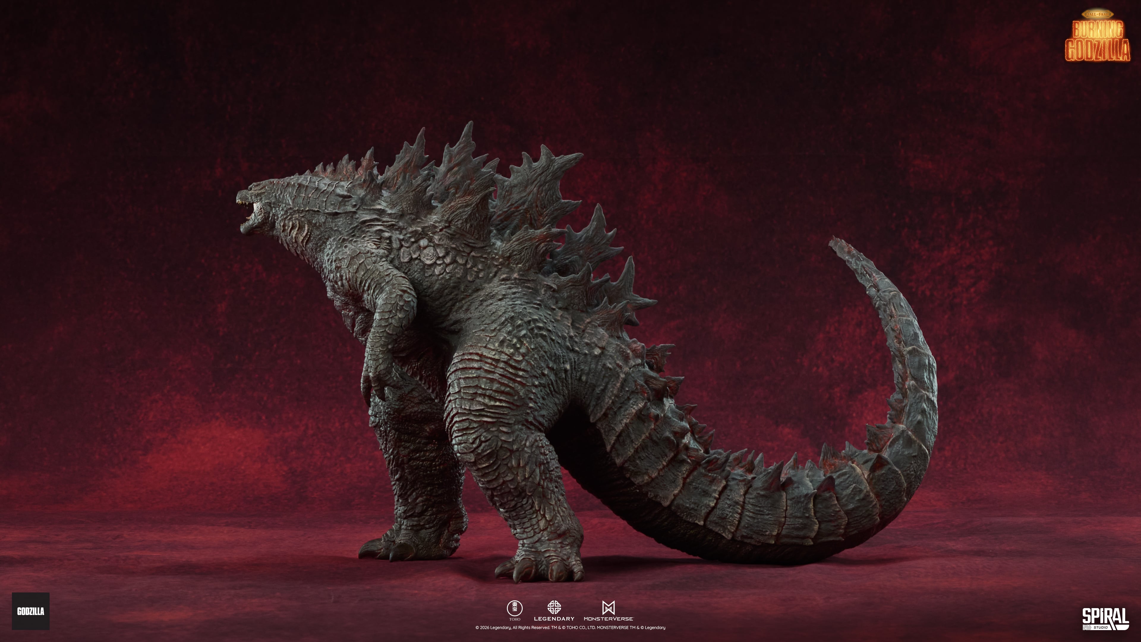 Godzilla: King of the Monsters (2019) Hall of Fame Series Burning Godzilla Limited Edition Figurine Gallery Image 7