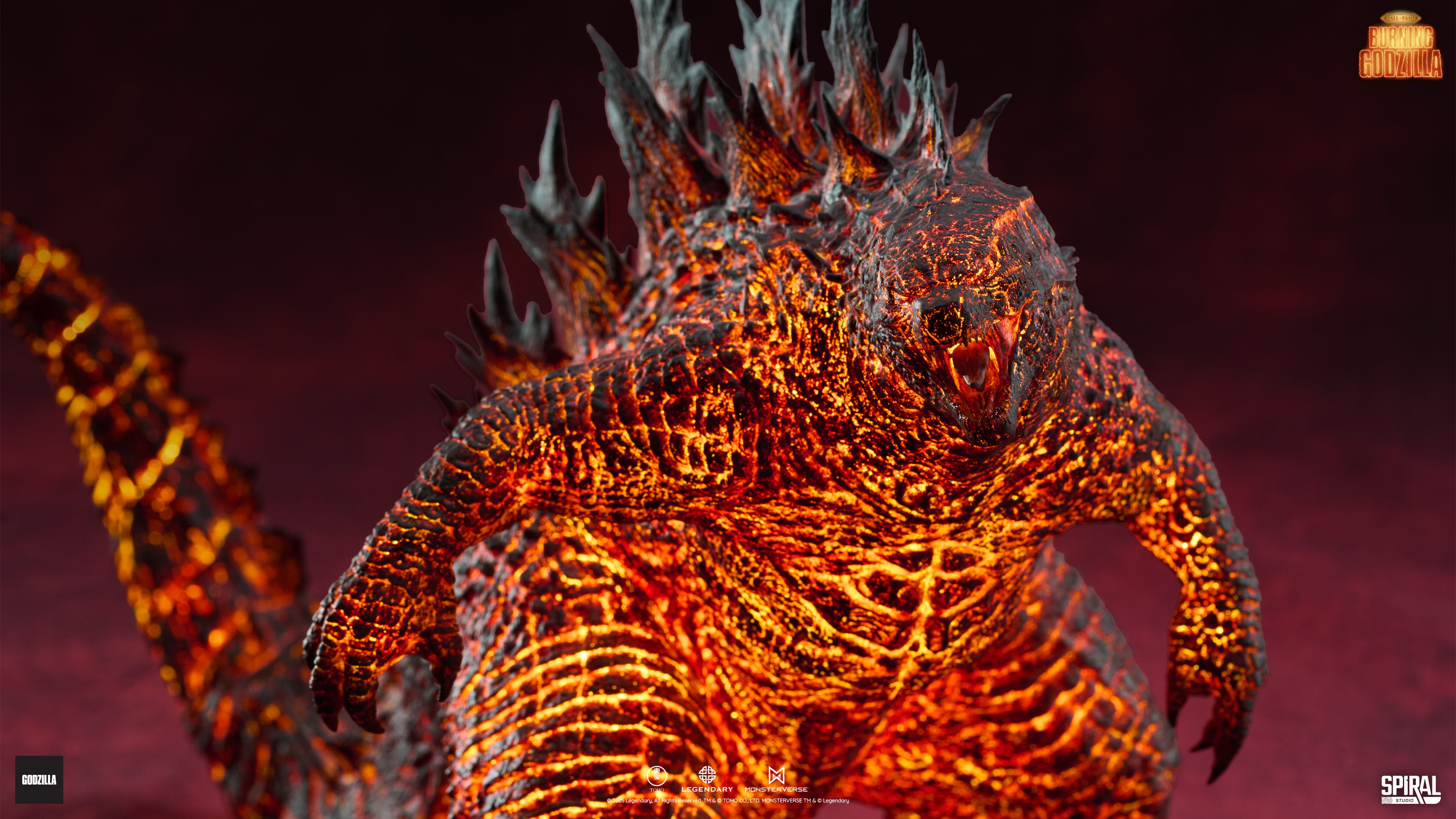 Godzilla: King of the Monsters (2019) Hall of Fame Series Burning Godzilla Limited Edition Figurine Gallery Image 24