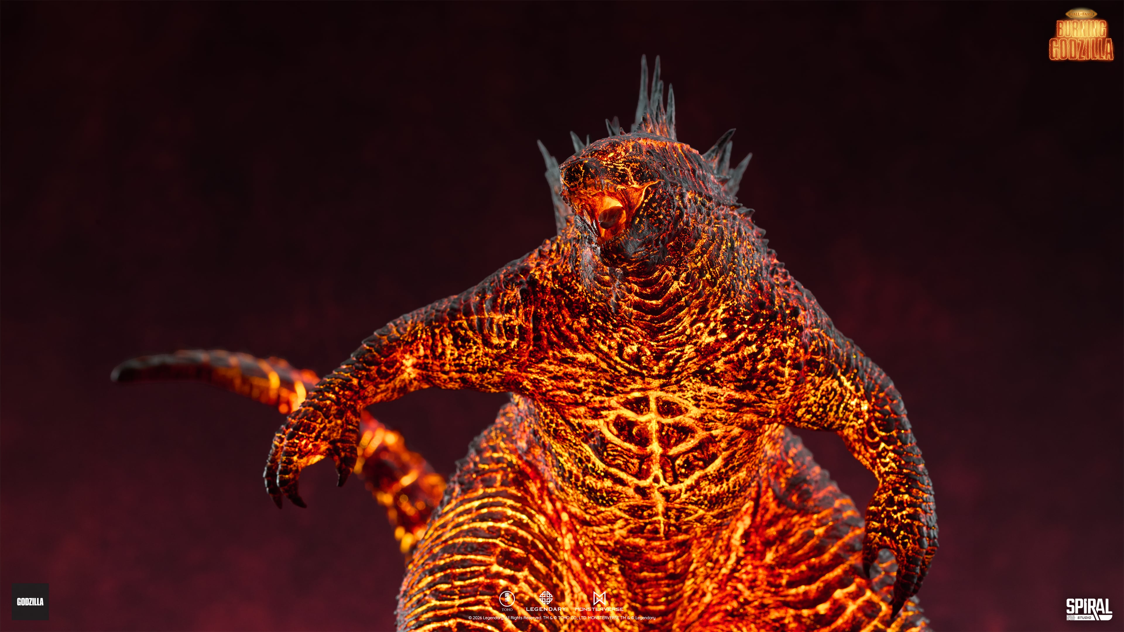 Godzilla: King of the Monsters (2019) Hall of Fame Series Burning Godzilla Limited Edition Figurine Gallery Image 18
