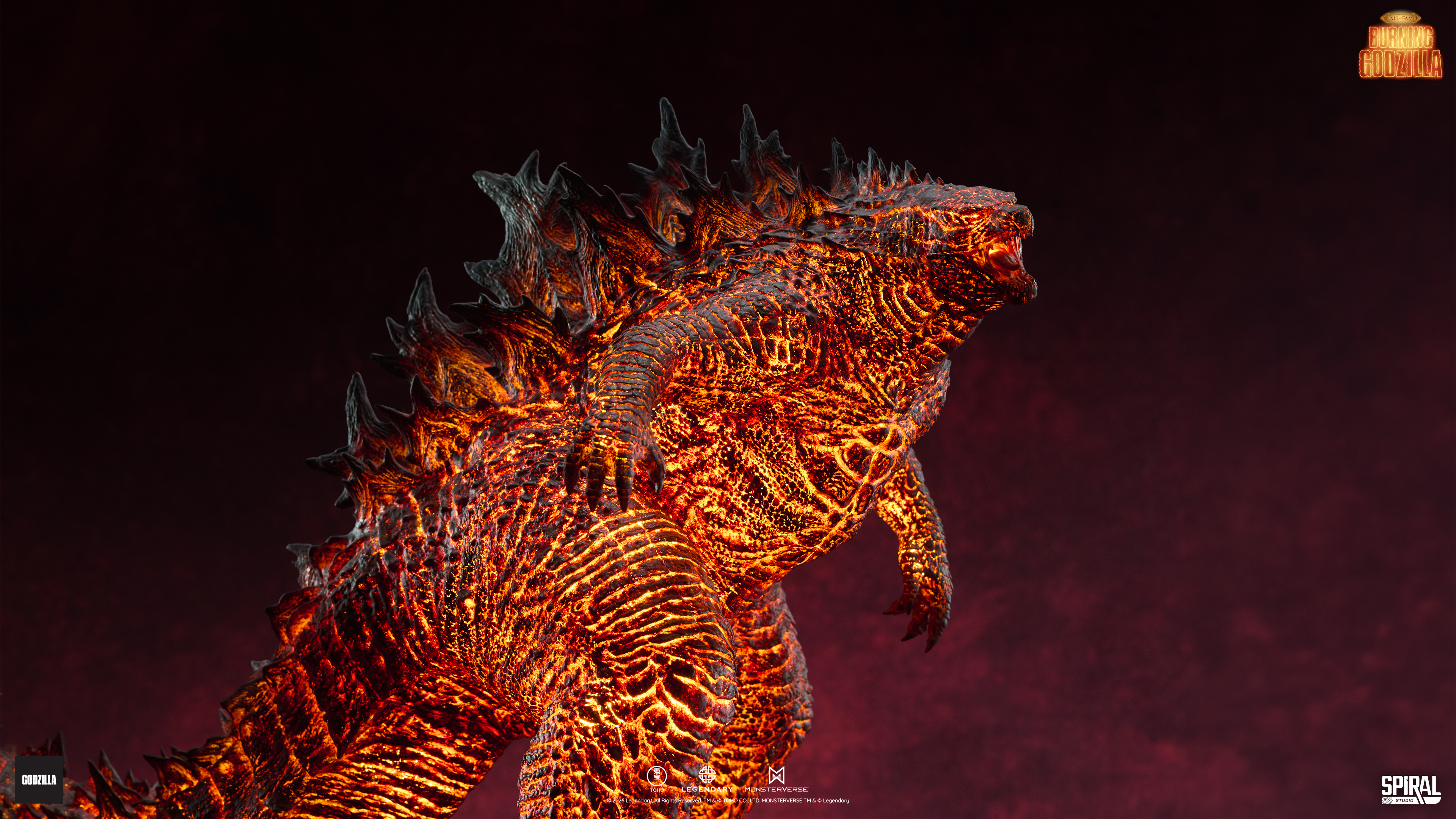 Godzilla: King of the Monsters (2019) Hall of Fame Series Burning Godzilla Limited Edition Figurine Gallery Image 20