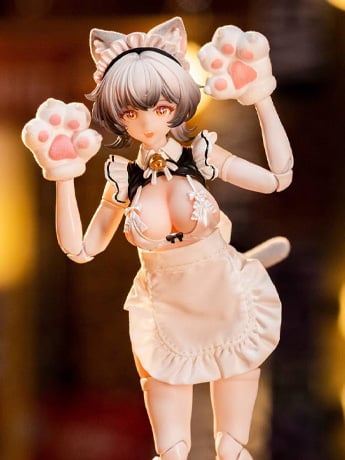 Image of Little Pudding Cat Maid (Bonus Edition) 1/12 Scale Action Figure
