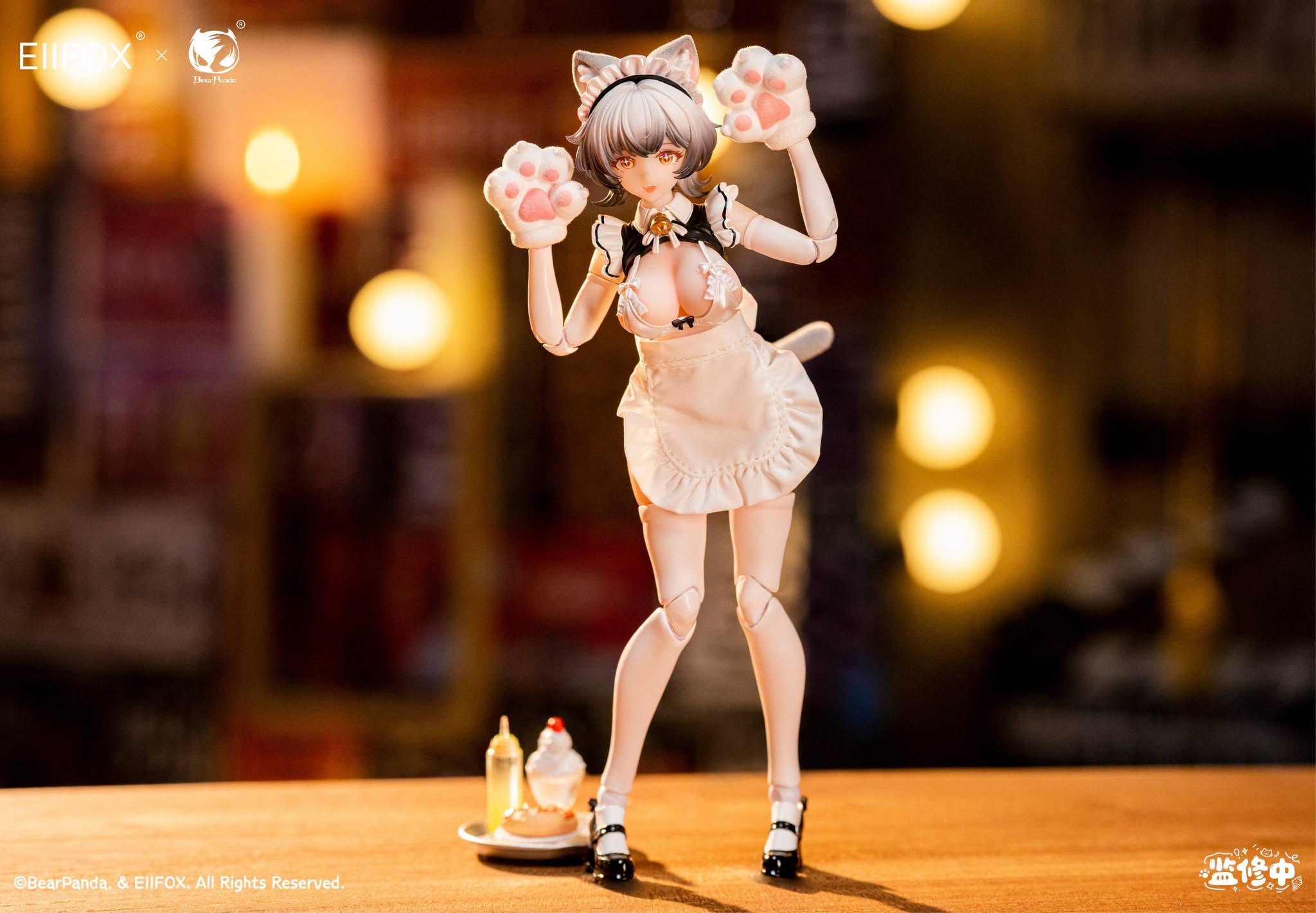 Little Pudding Cat Maid (Bonus Edition) 1/12 Scale Action Figure Gallery Image 4