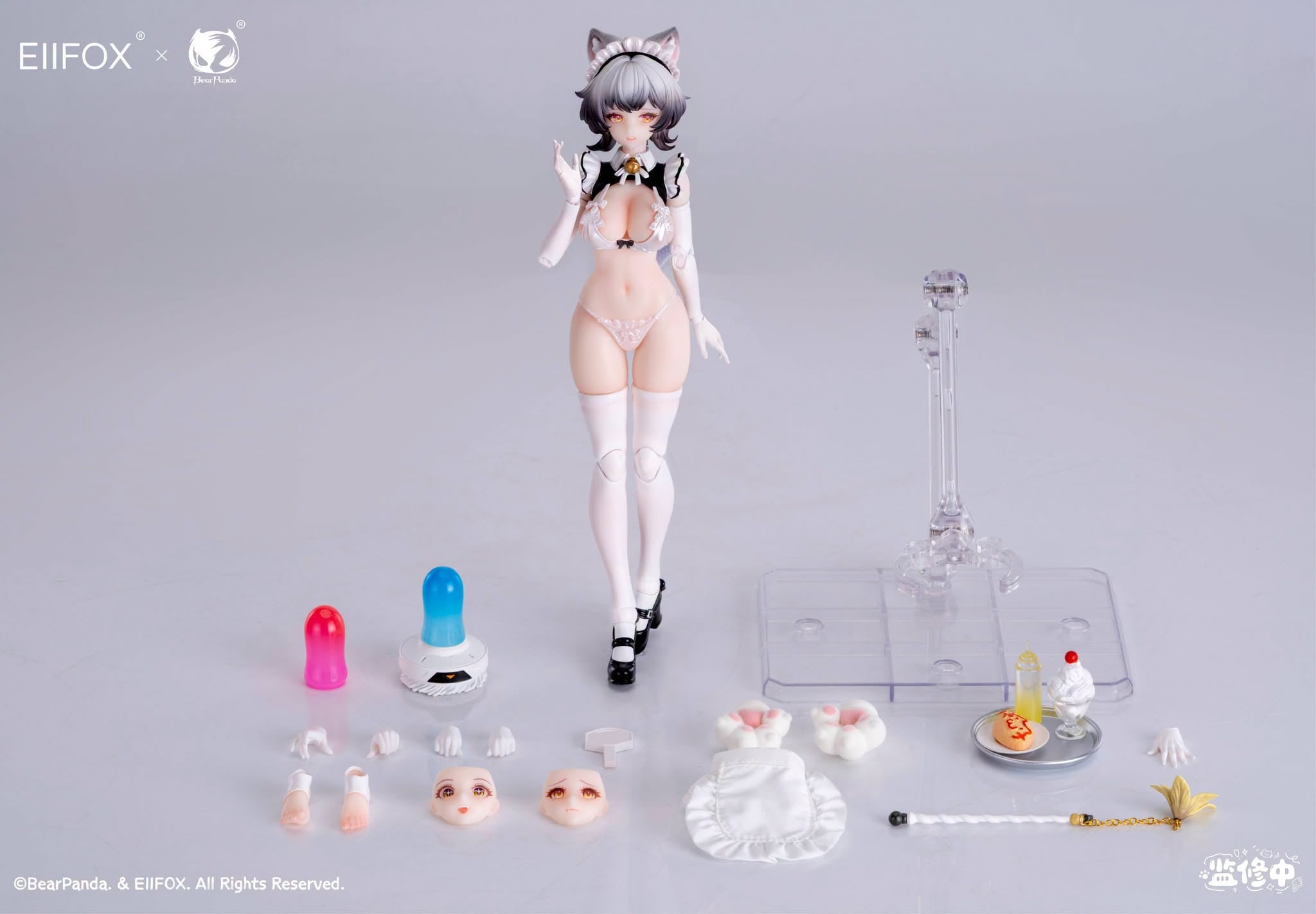 Little Pudding Cat Maid (Bonus Edition) 1/12 Scale Action Figure Gallery Image 11