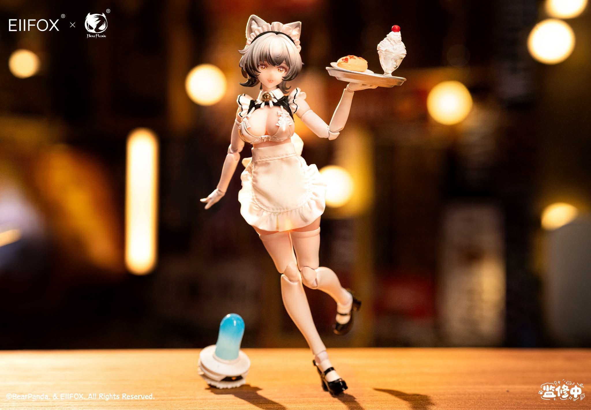 Little Pudding Cat Maid (Bonus Edition) 1/12 Scale Action Figure Gallery Image 3