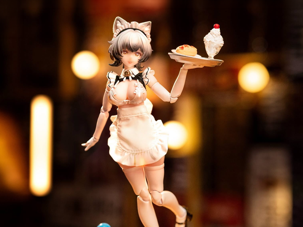 Little Pudding Cat Maid (Bonus Edition) 1/12 Scale Action Figure Gallery Image 1