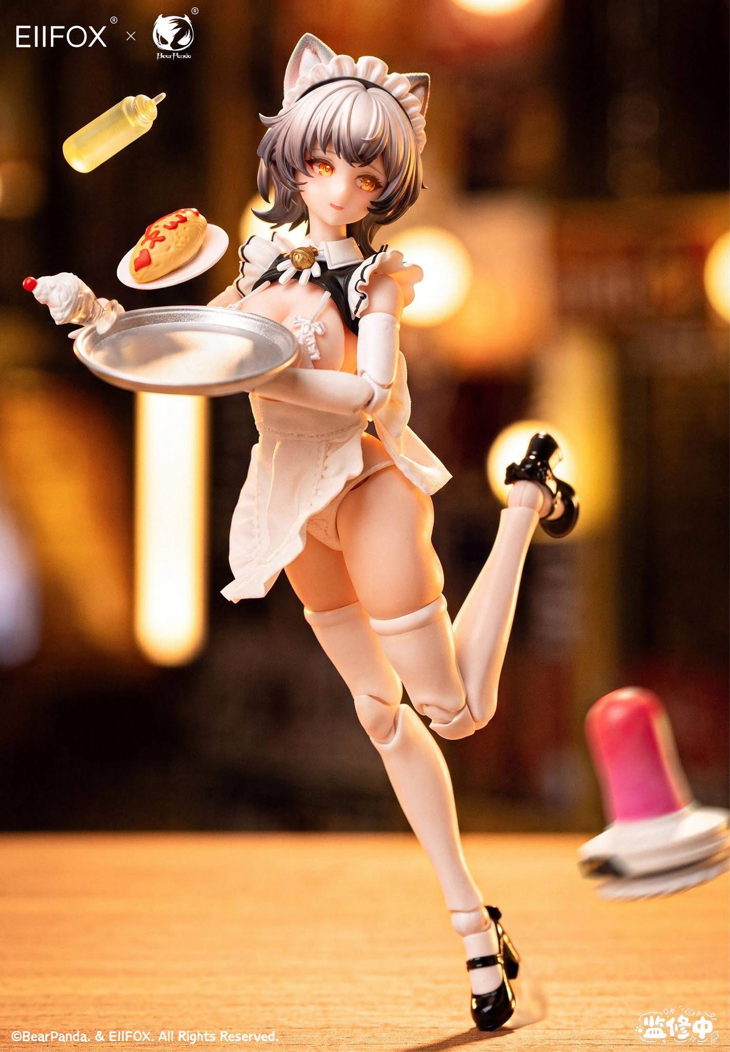 Little Pudding Cat Maid (Bonus Edition) 1/12 Scale Action Figure Gallery Image 5