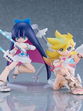 Image of New Panty & Stocking with Garterbelt figma No.706+707 Panty & Stocking (Angel Ver.) Action Figure Set