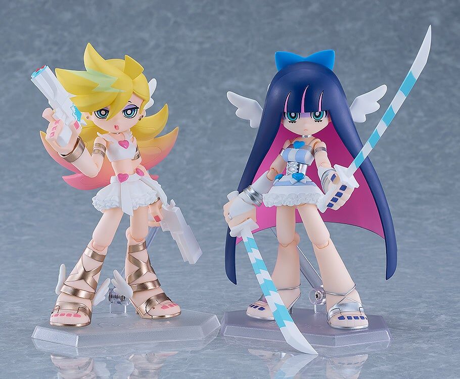 New Panty & Stocking with Garterbelt figma No.706+707 Panty & Stocking (Angel Ver.) Action Figure Set Gallery Image 3