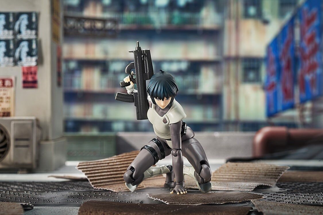 Ghost in the Shell (1995) Hyper Body Motoko Kusanagi (Simple Armored Suit Ver.) Action Figure (Reissue) Gallery Image 6
