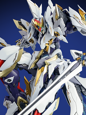 Image of Emp-02 Hao Ling White Emperor + MC-02 Phoenix Divine Armor Model Kit Set