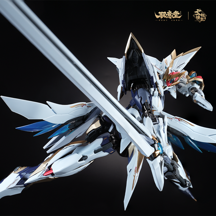 Emp-02 Hao Ling White Emperor + MC-02 Phoenix Divine Armor Model Kit Set Gallery Image 14