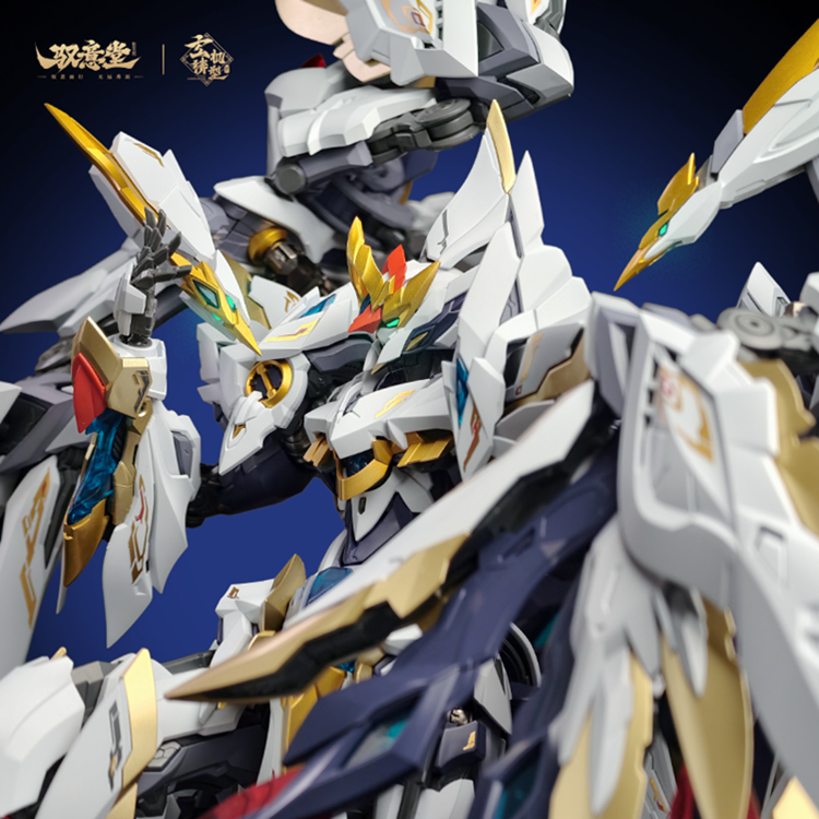 Emp-02 Hao Ling White Emperor + MC-02 Phoenix Divine Armor Model Kit Set Gallery Image 8