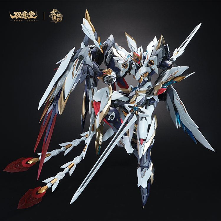 Emp-02 Hao Ling White Emperor + MC-02 Phoenix Divine Armor Model Kit Set Gallery Image 11