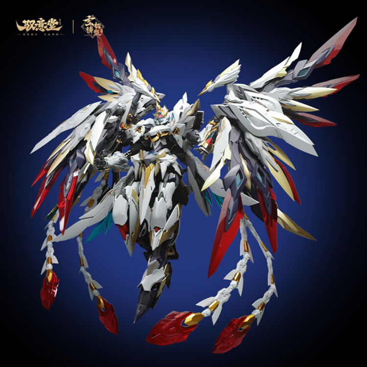 Emp-02 Hao Ling White Emperor + MC-02 Phoenix Divine Armor Model Kit Set Gallery Image 4