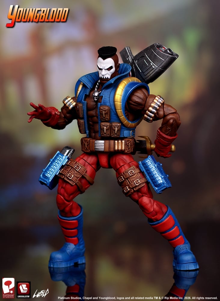 Rob Liefeld's Youngblood Chapel 1/12 Scale Action Figure Gallery Image 7